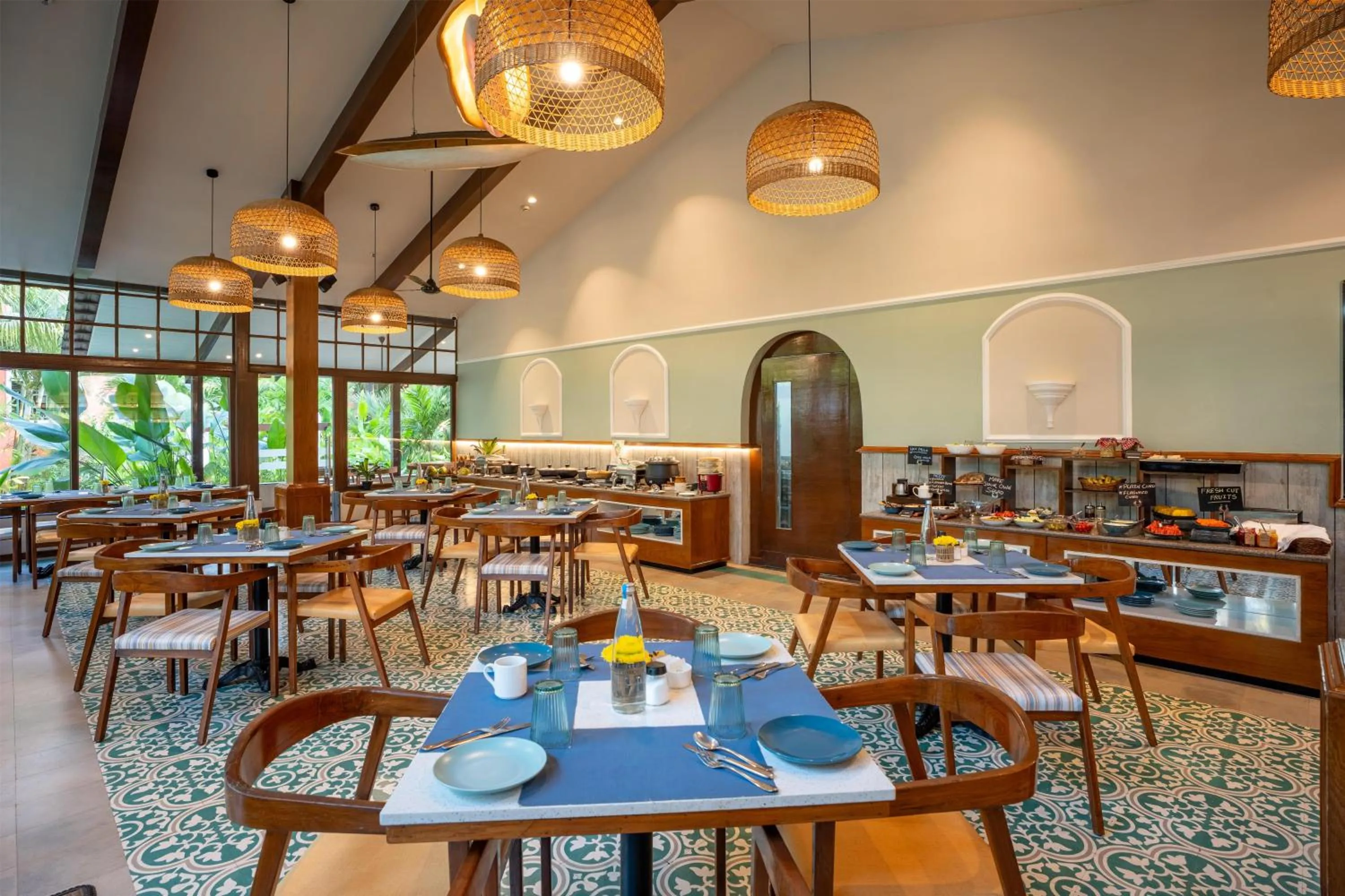 Restaurant/places to eat in Mandrem Beach Resort, a member of Radisson Individuals Retreat