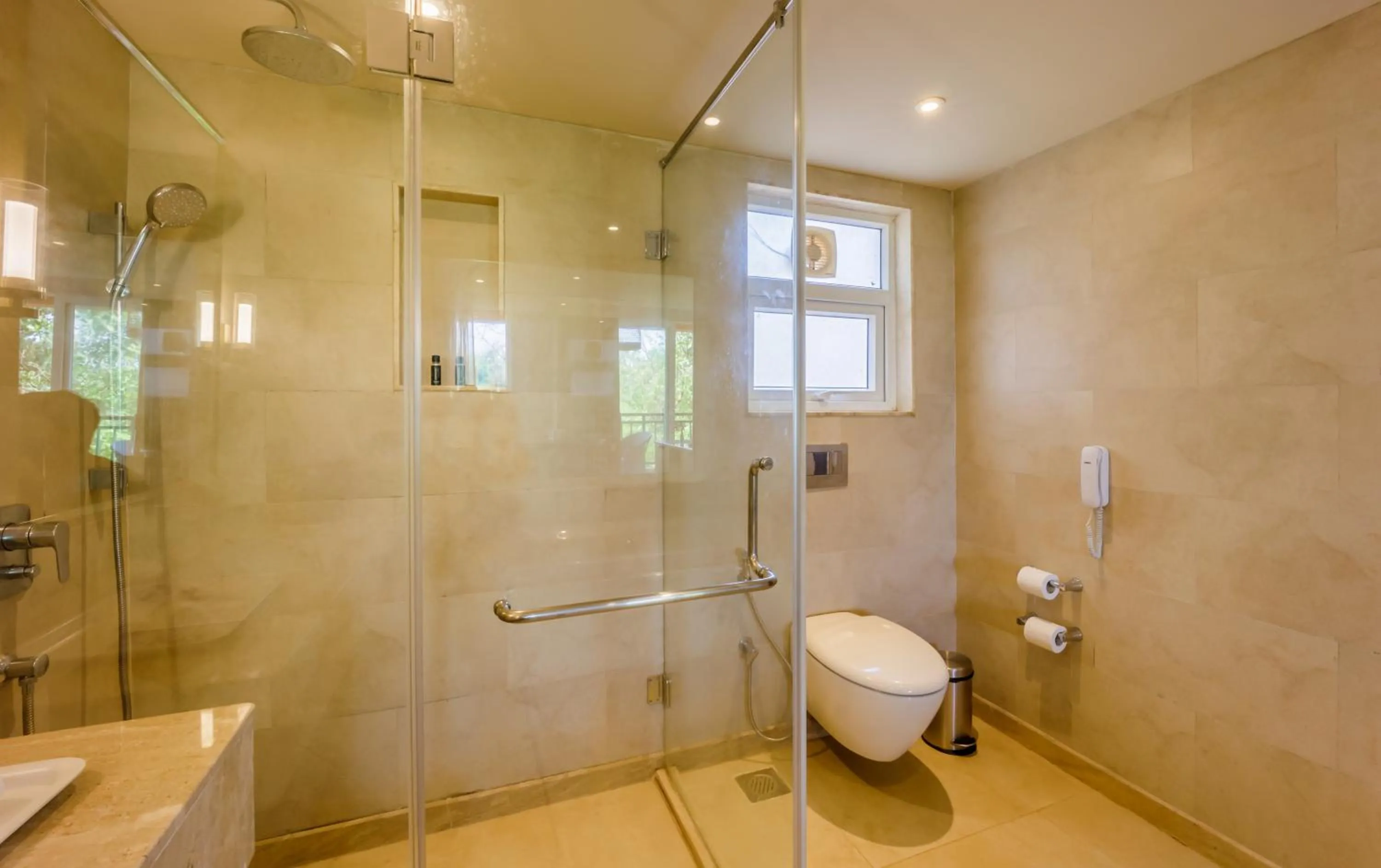 Shower in Mandrem Beach Resort, a member of Radisson Individuals Retreat