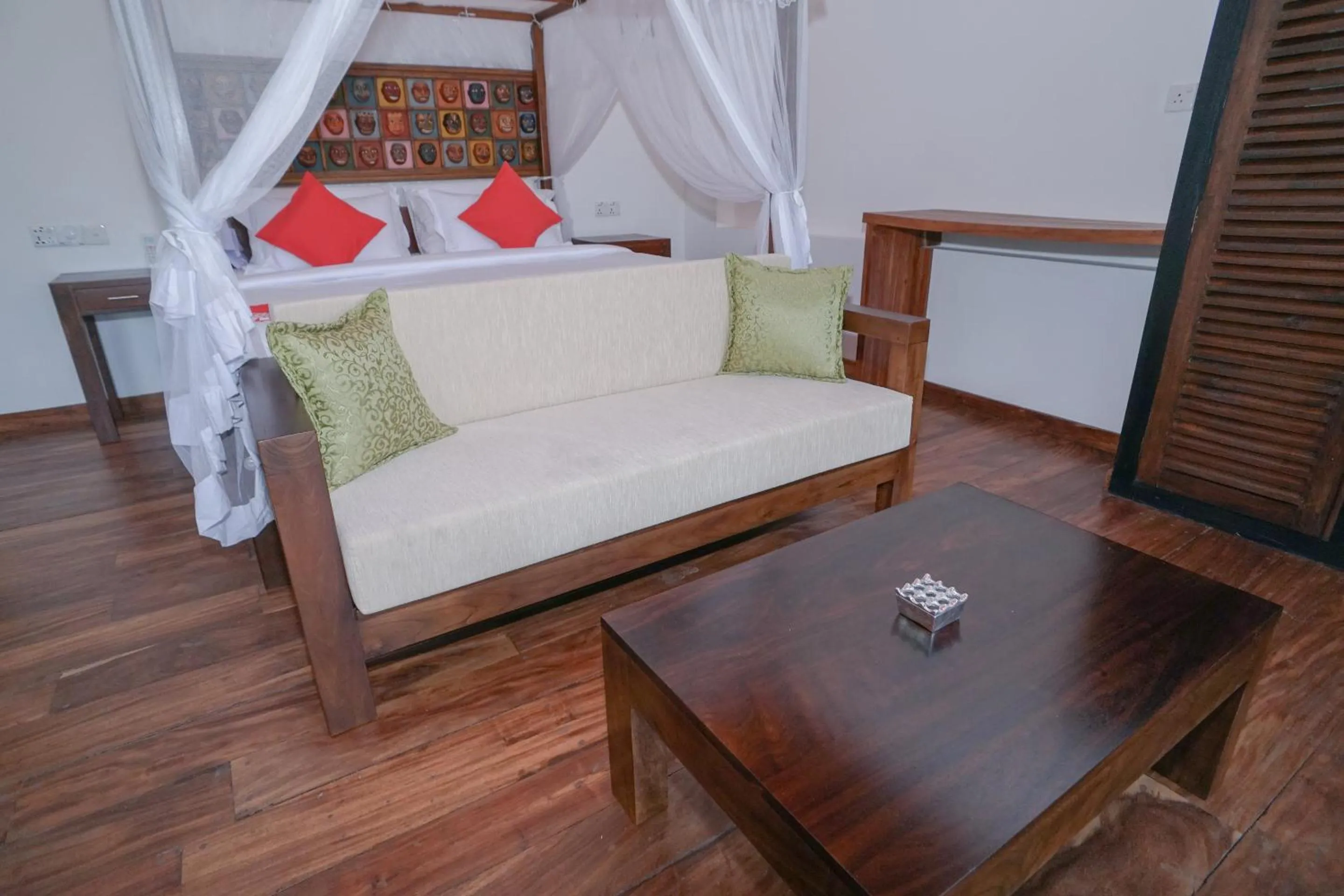 Bedroom, Bed in Green Residencies