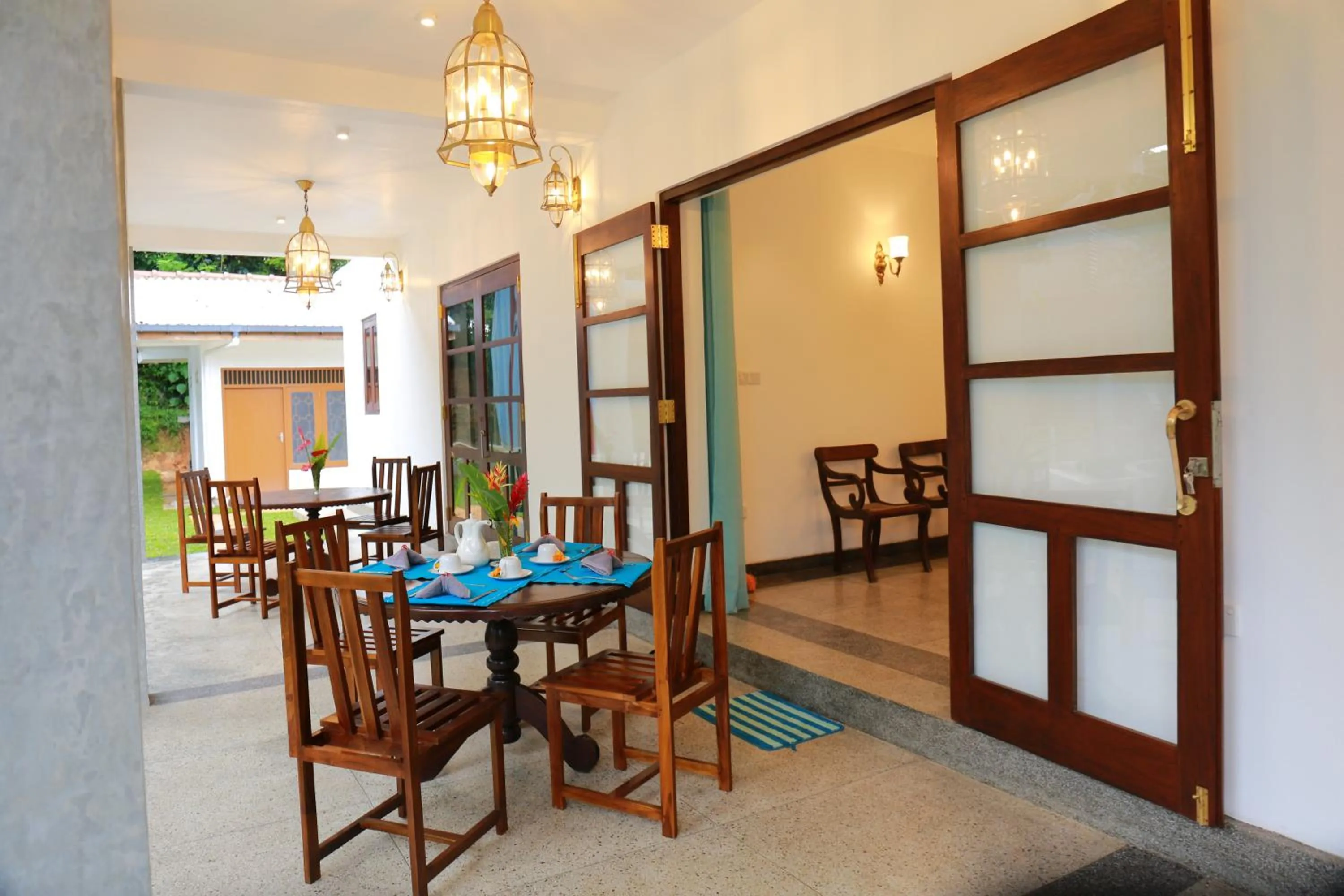 Dining area in Green Residencies