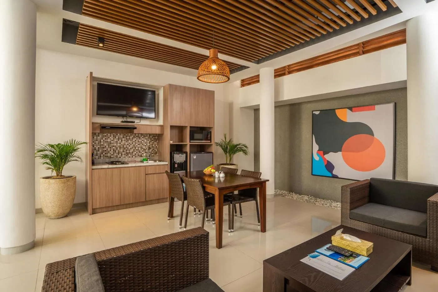 Living room in Ola Villas at Uluwatu Pecatu
