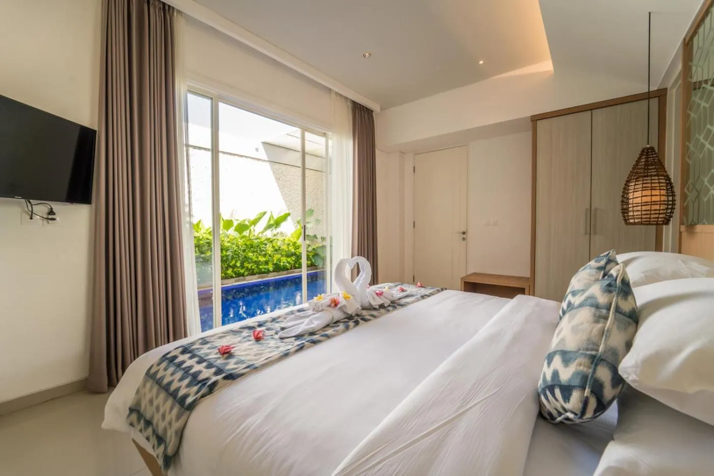 TV and multimedia, Bed in Ola Villas at Uluwatu Pecatu