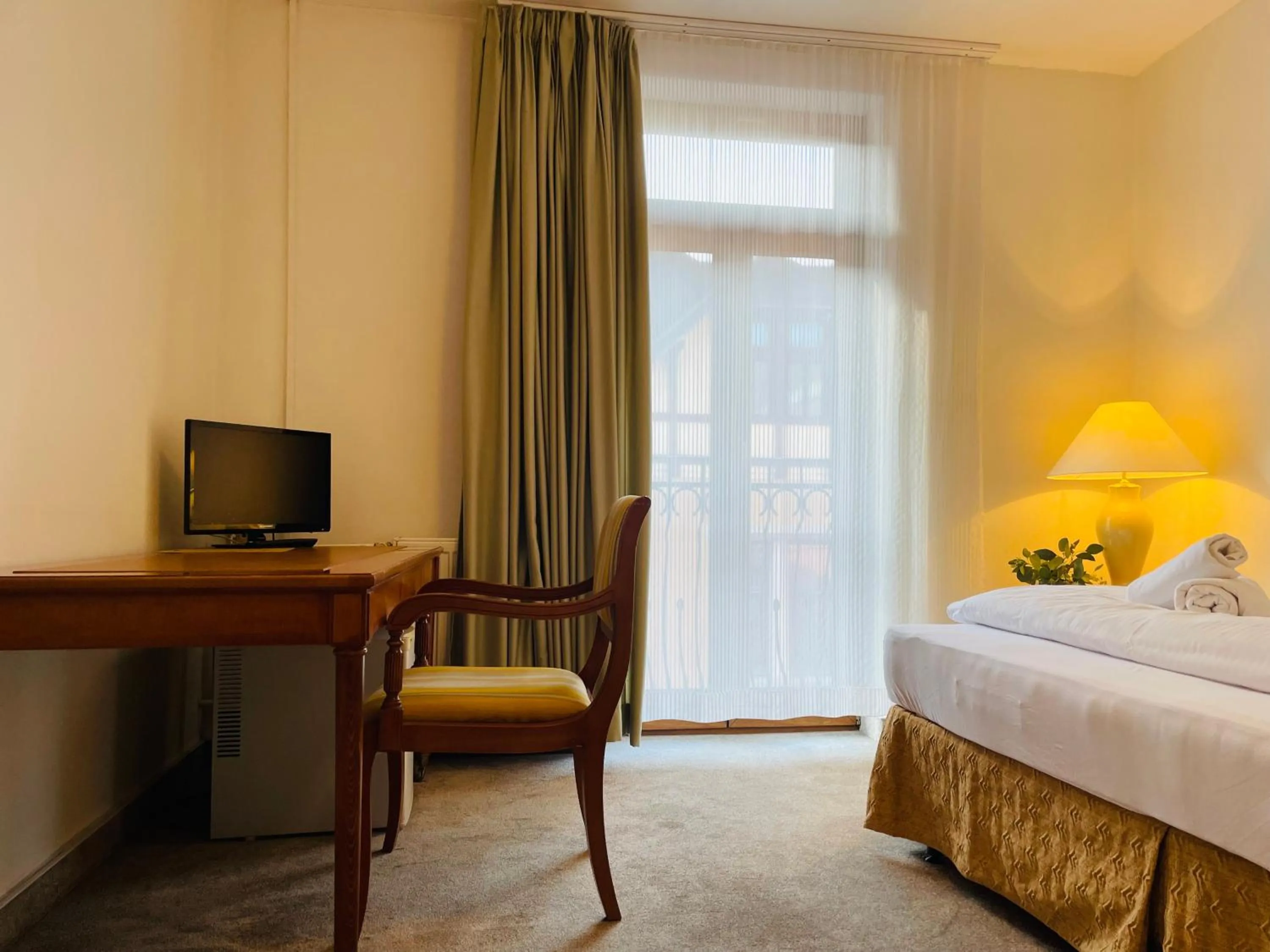 Decorative detail, Bed in Hotel Majovey