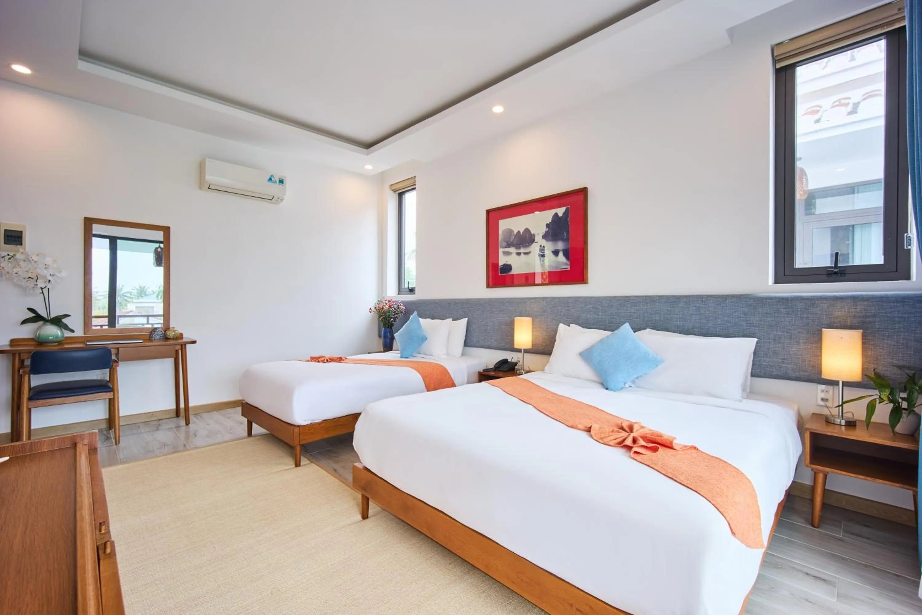 Shower, Bed in Chieu Ha Village Riverside - Hoi An