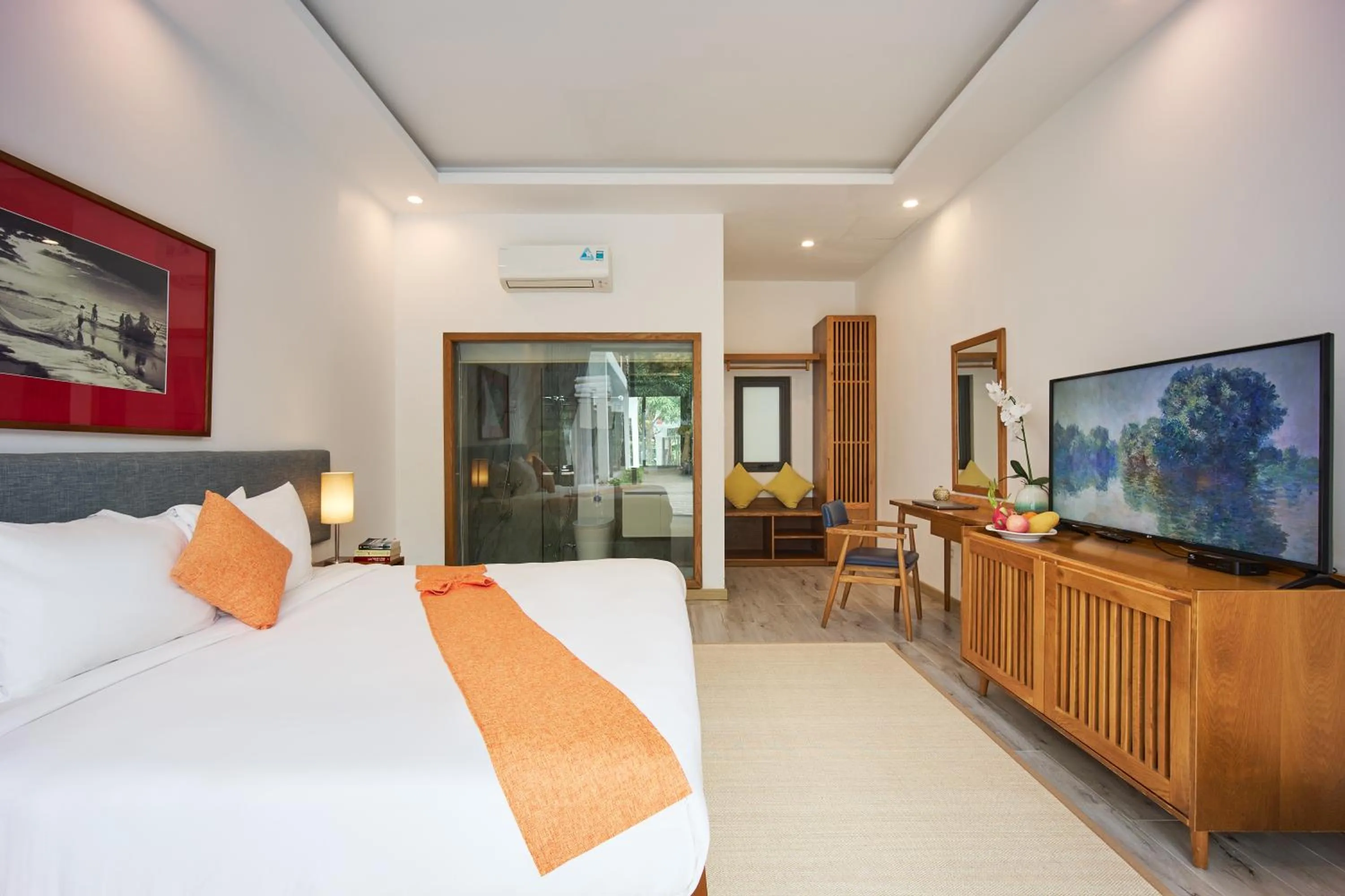 Shower, Bed in Chieu Ha Village Riverside - Hoi An