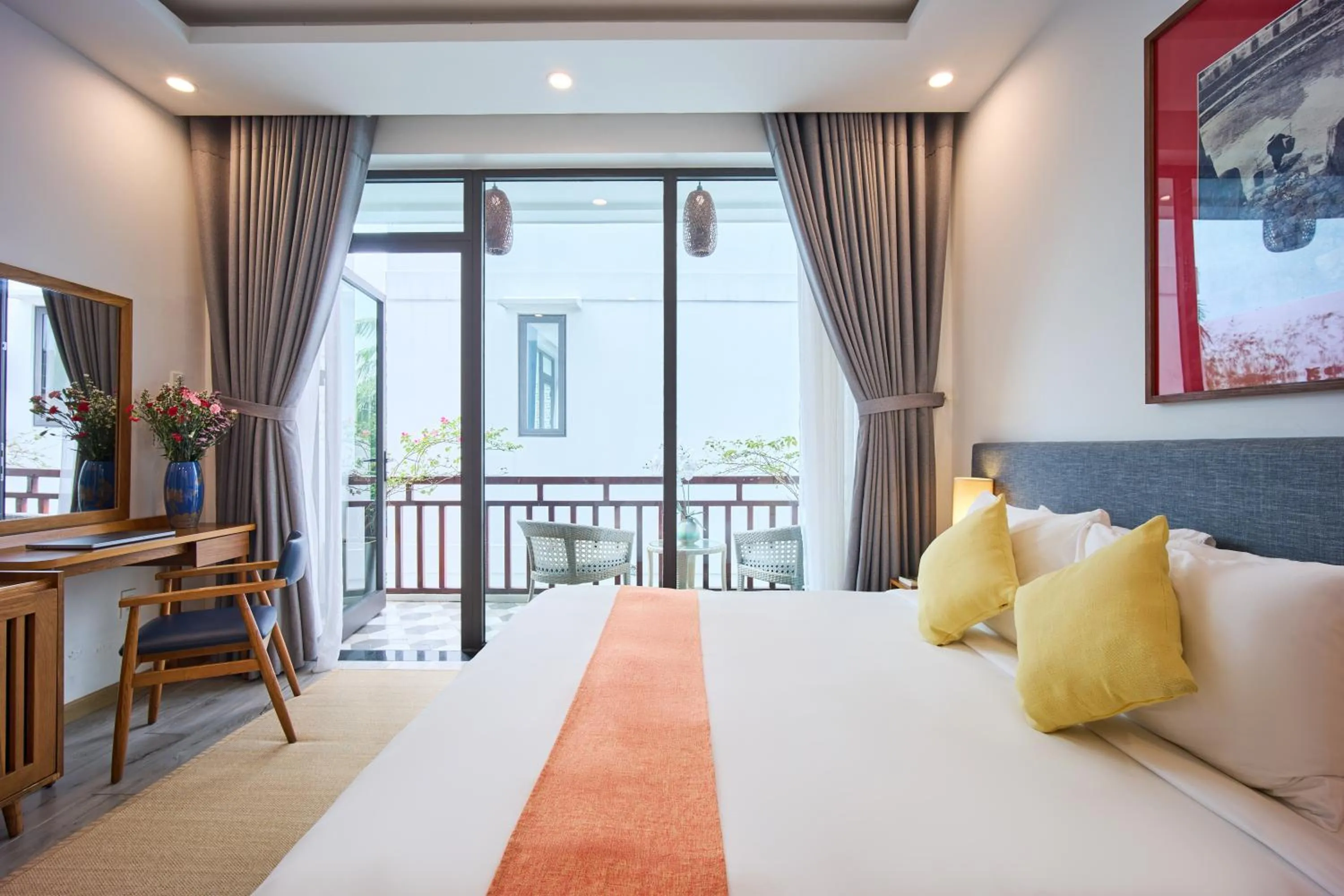 Shower, Bed in Chieu Ha Village Riverside - Hoi An