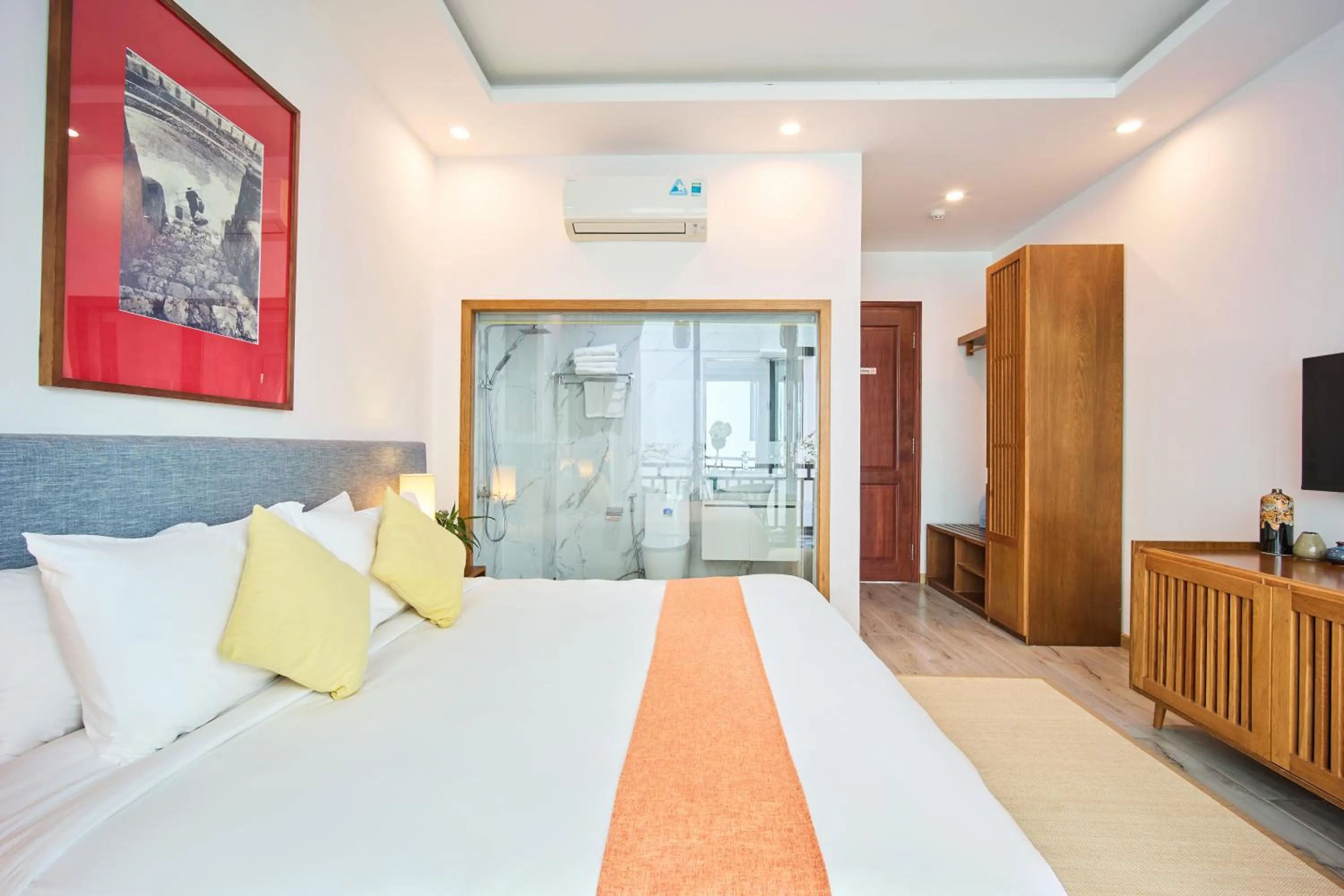 Shower, Bed in Chieu Ha Village Riverside - Hoi An