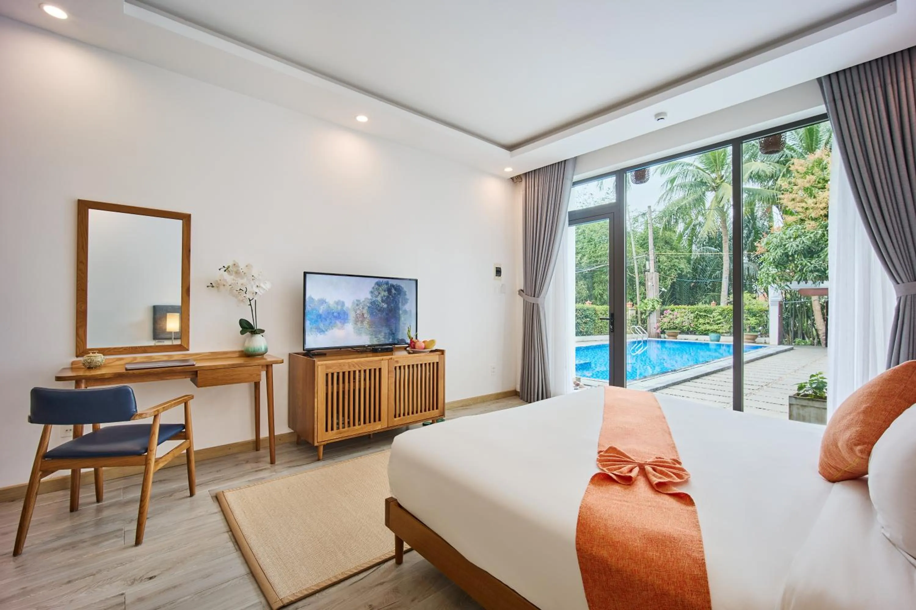 Shower, Bed in Chieu Ha Village Riverside - Hoi An