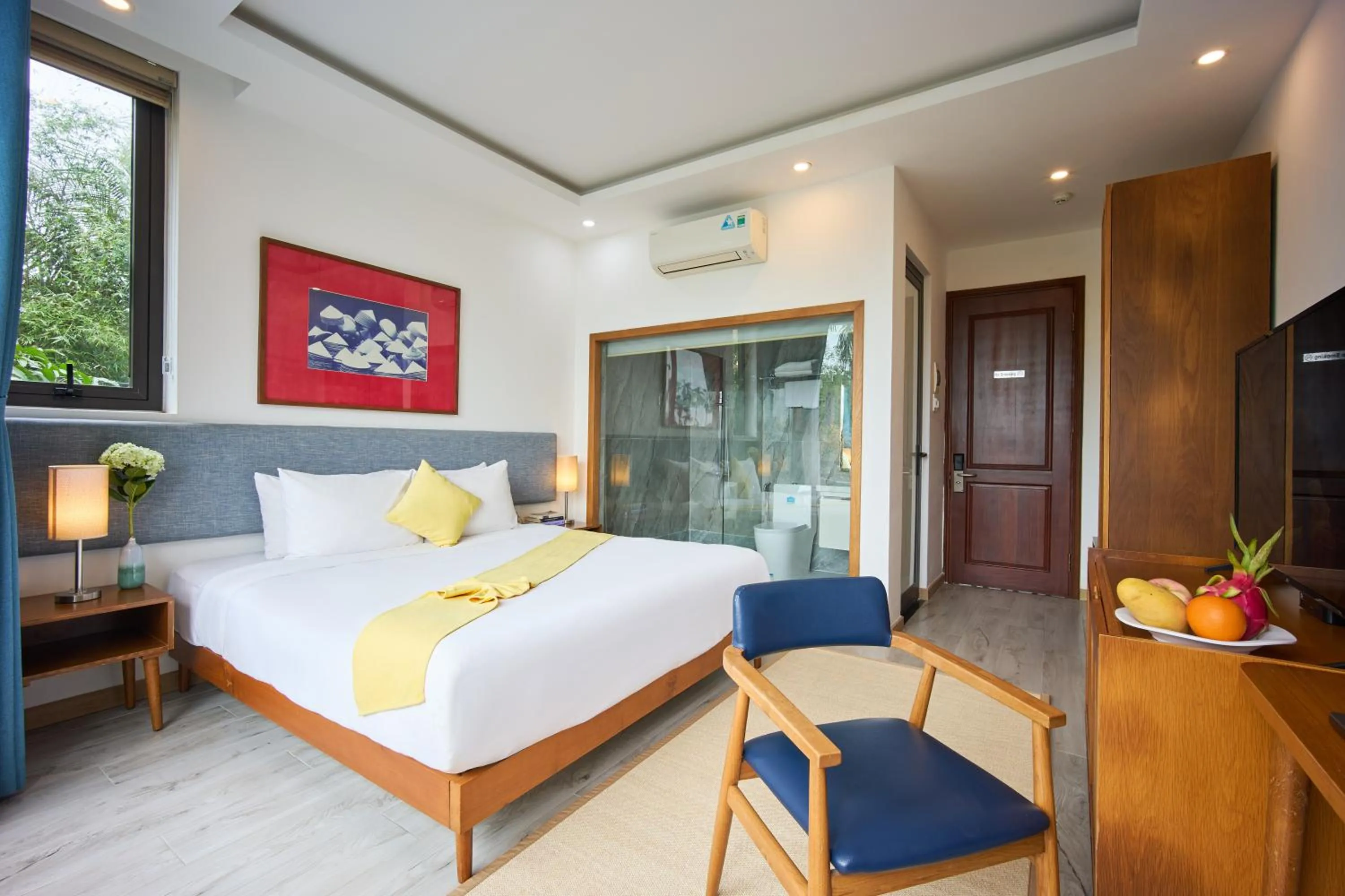 Shower, Bed in Chieu Ha Village Riverside - Hoi An