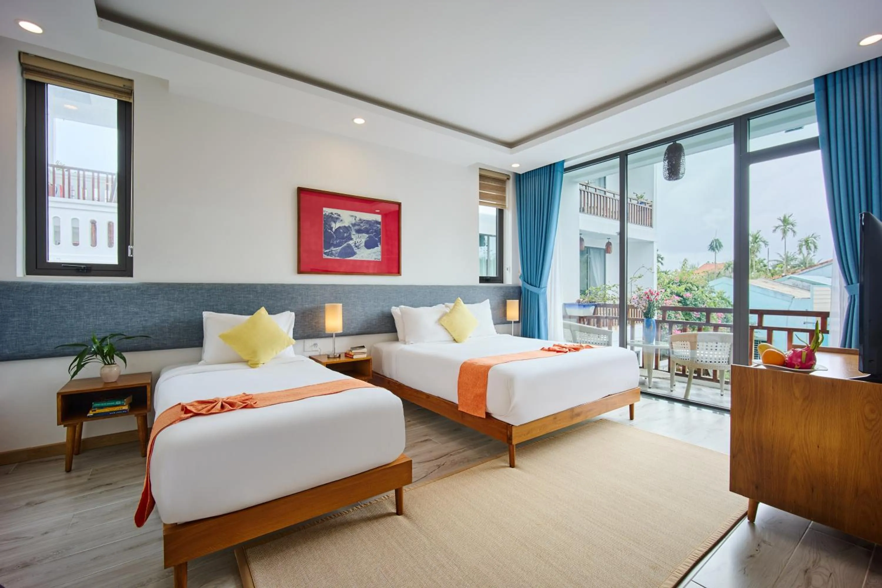 Shower, Bed in Chieu Ha Village Riverside - Hoi An