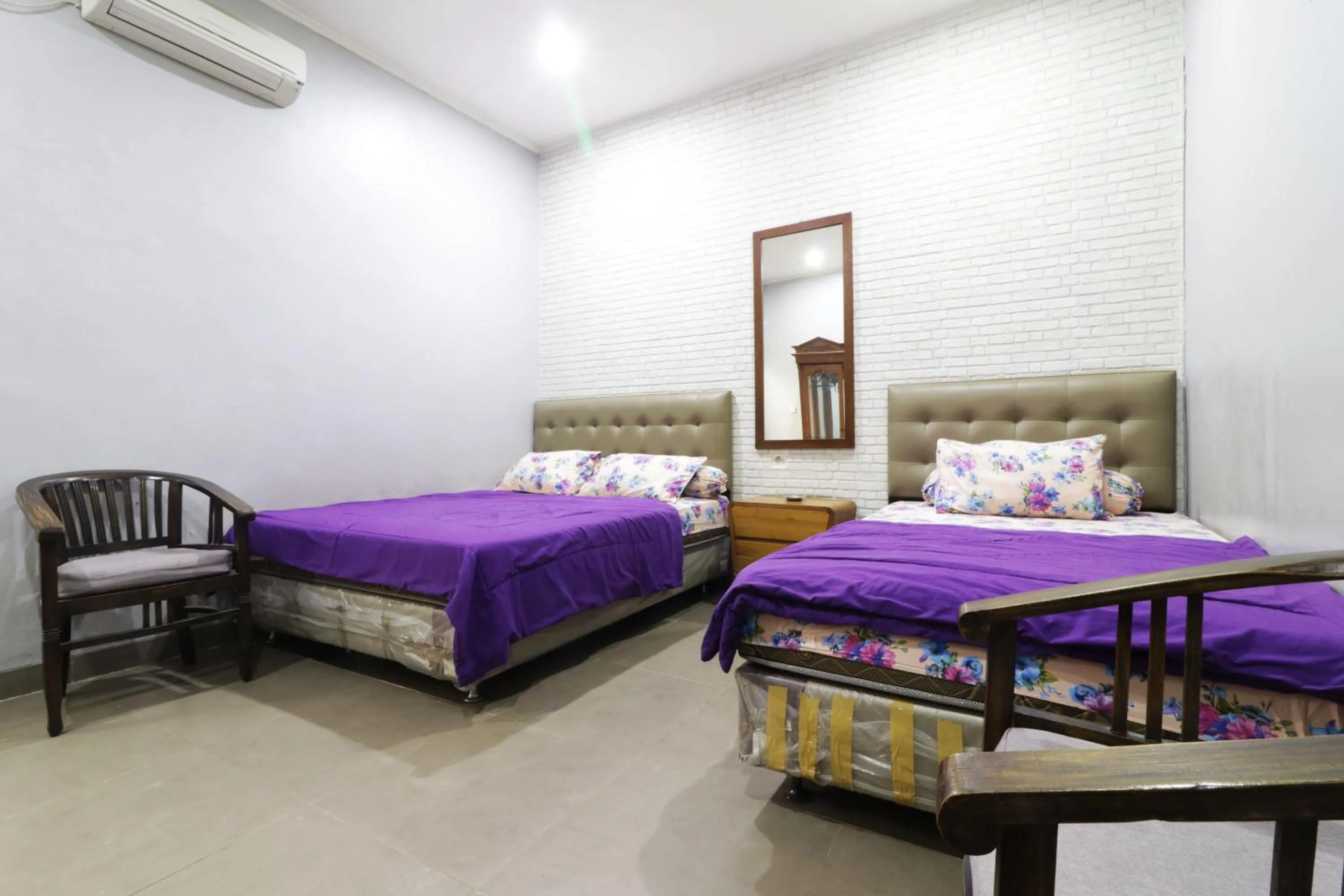 Bed in Hotel Alamanda