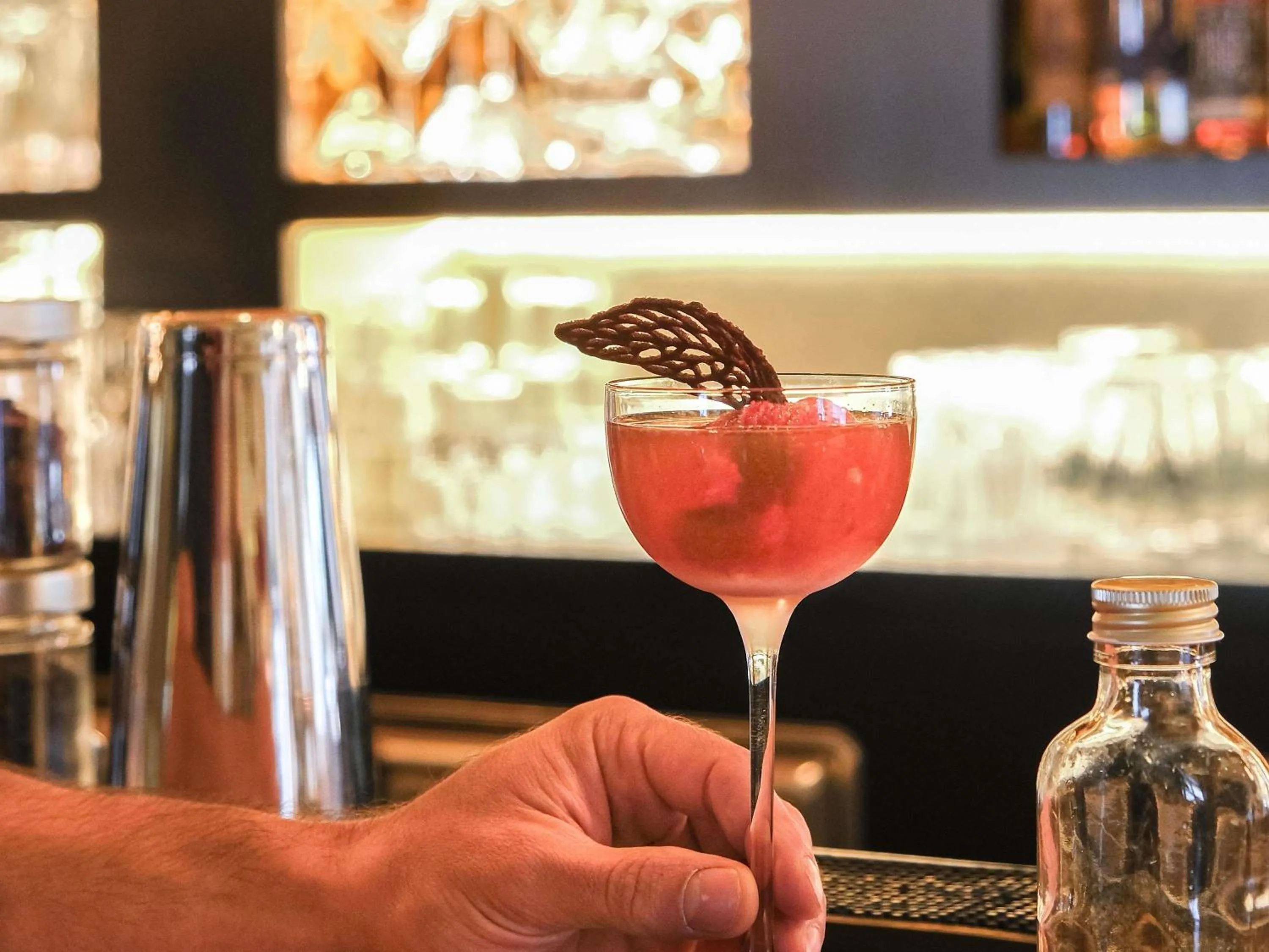 Lounge or bar in Mercure Saint-Lary