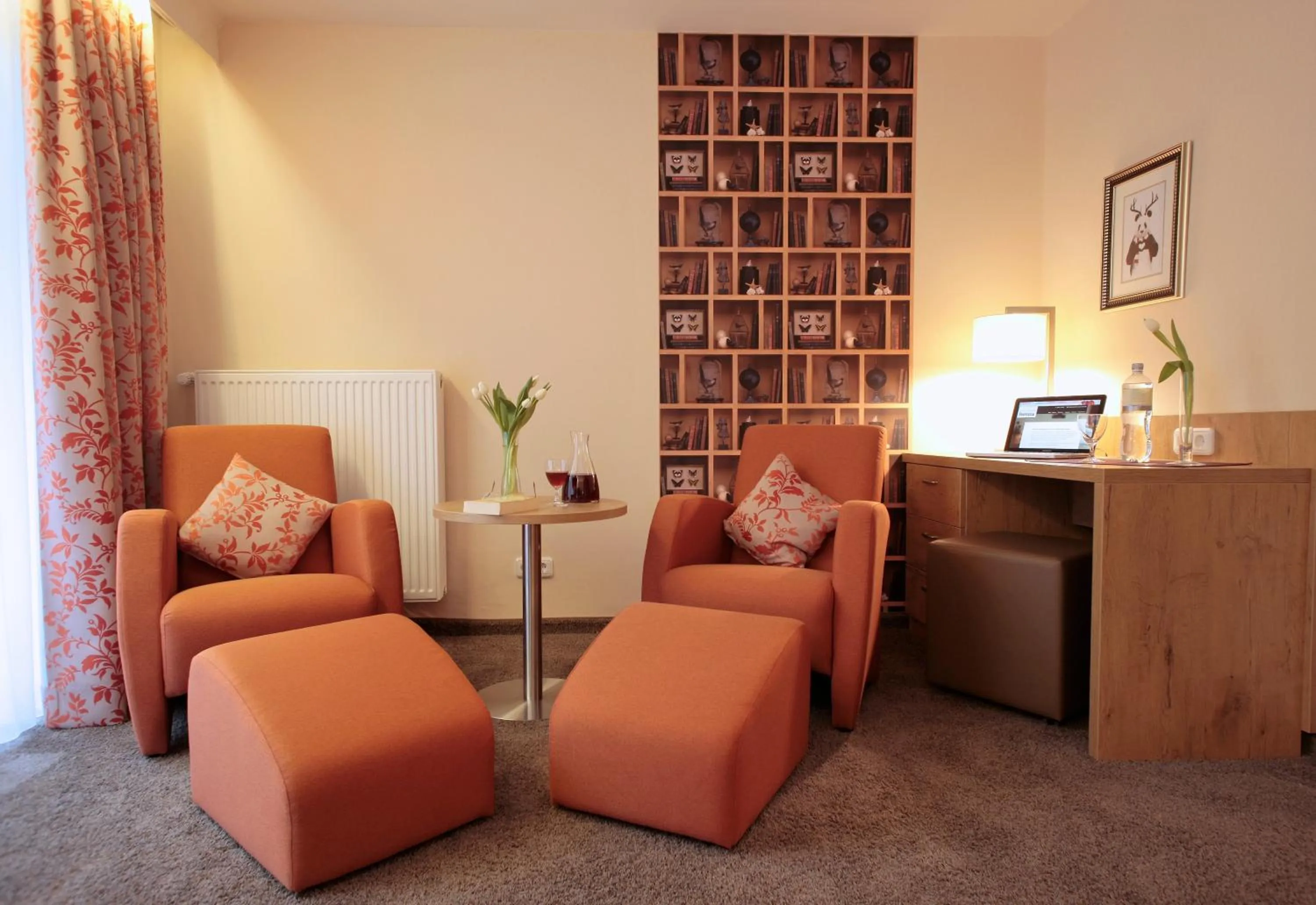 Seating area in Hotel Pension Fortuna