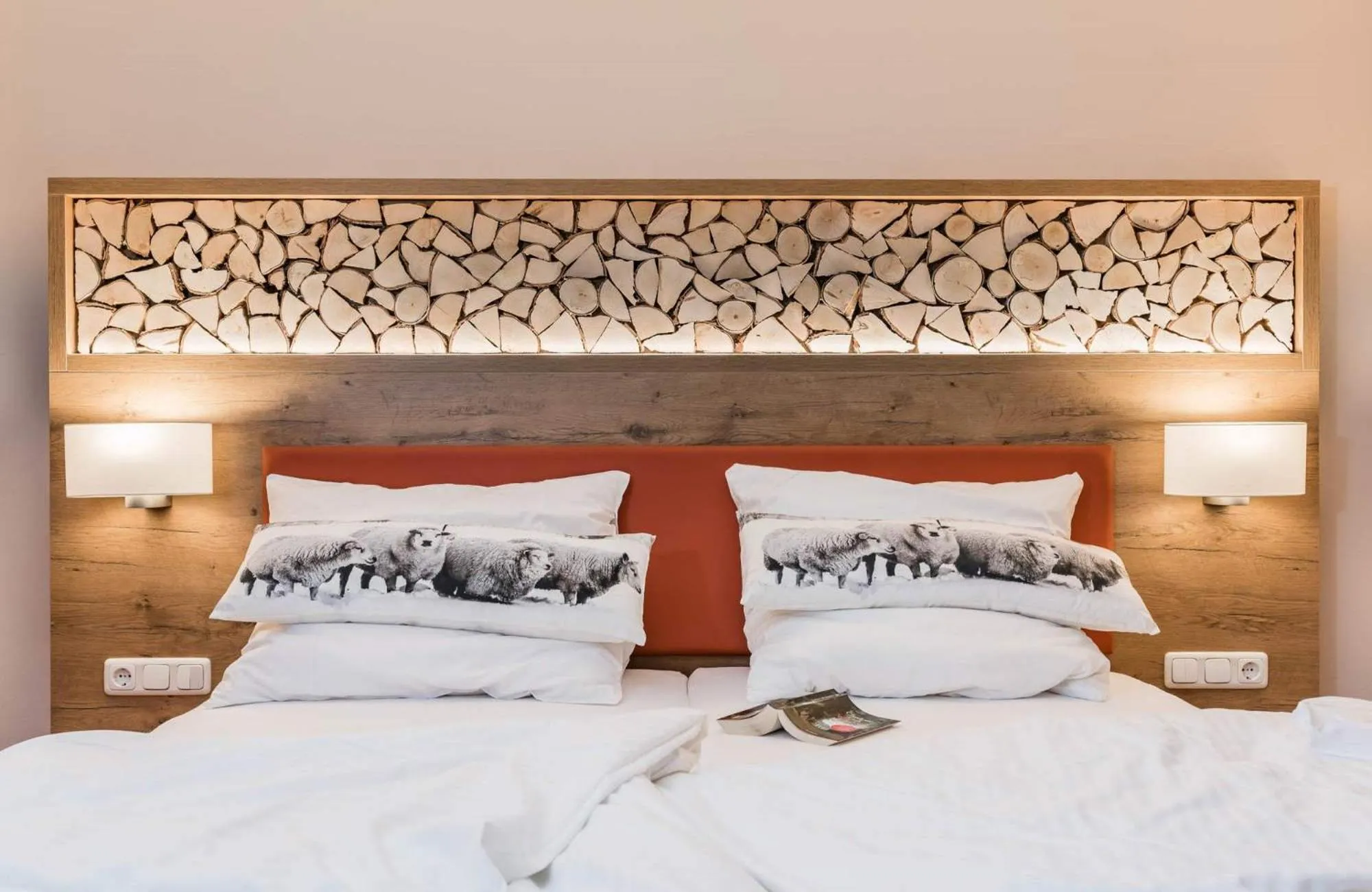 Bed in Hotel Pension Fortuna