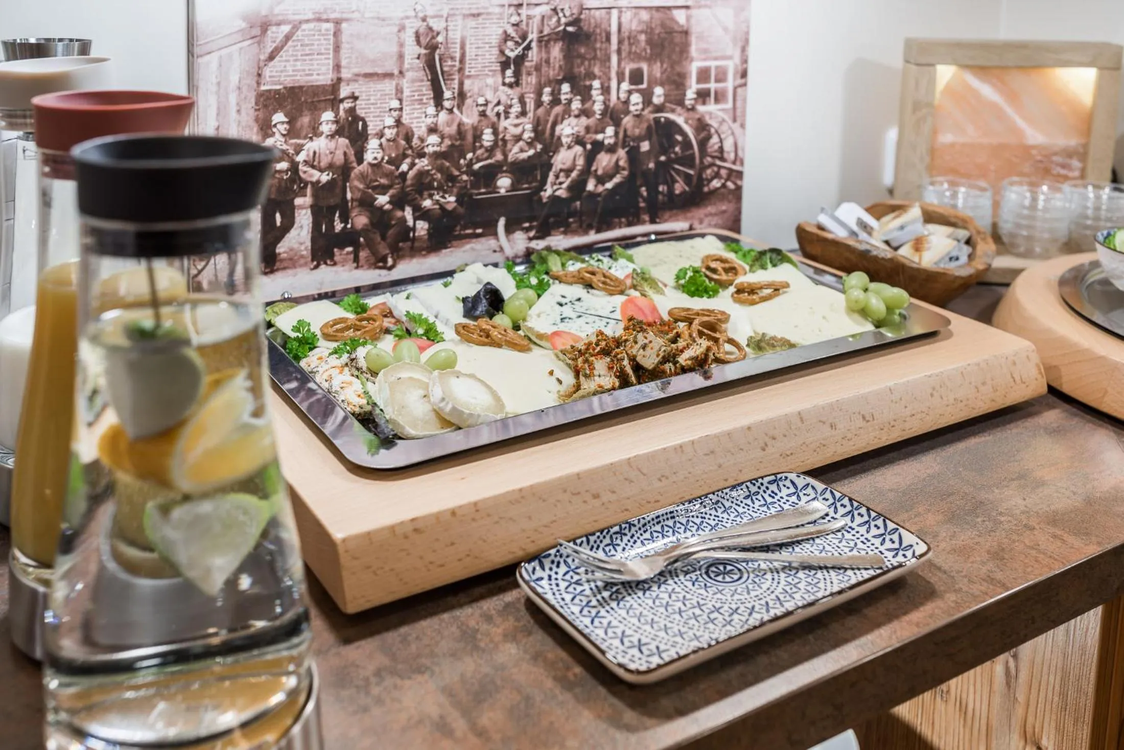 Continental breakfast in Hotel Pension Fortuna