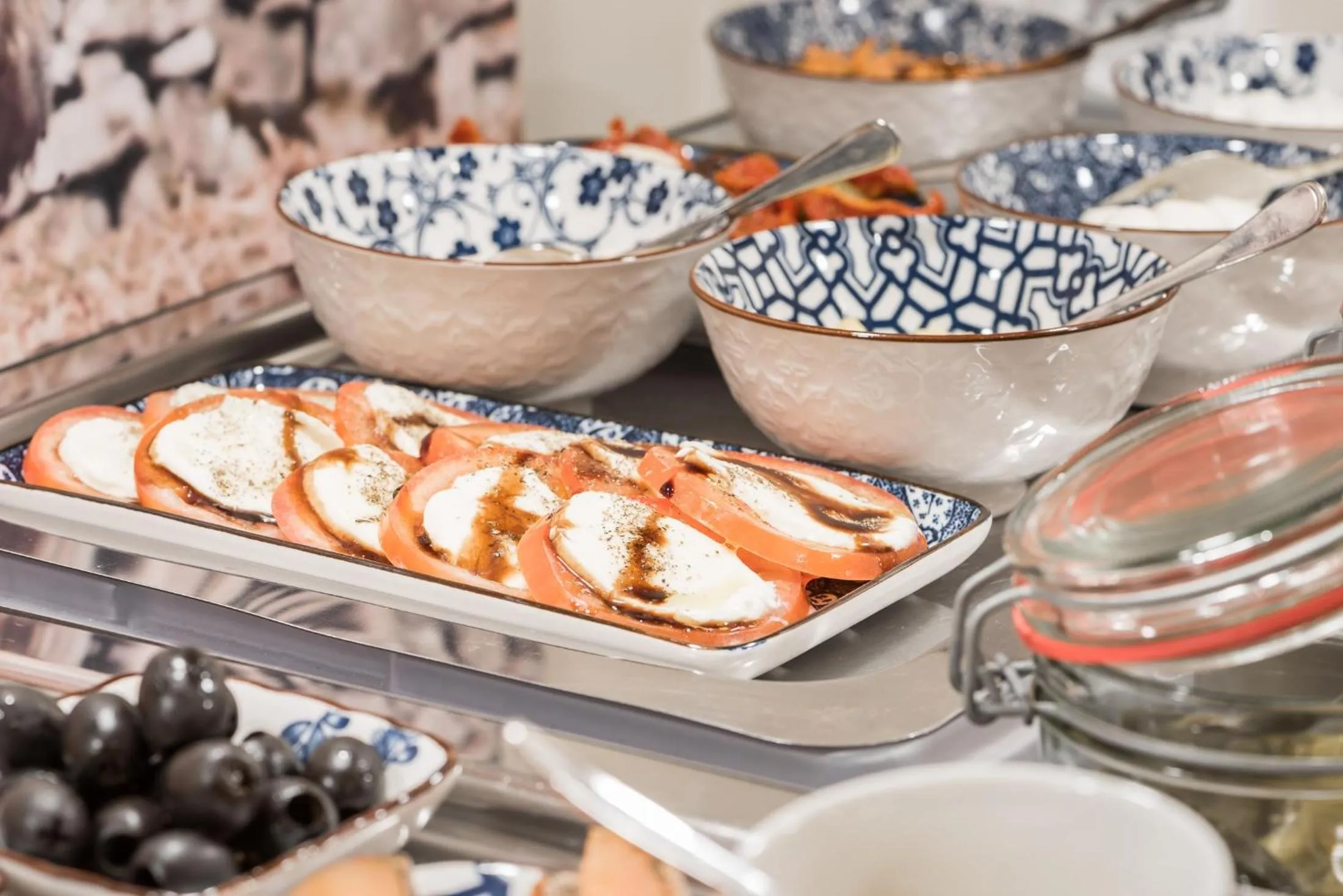 Buffet breakfast in Hotel Pension Fortuna