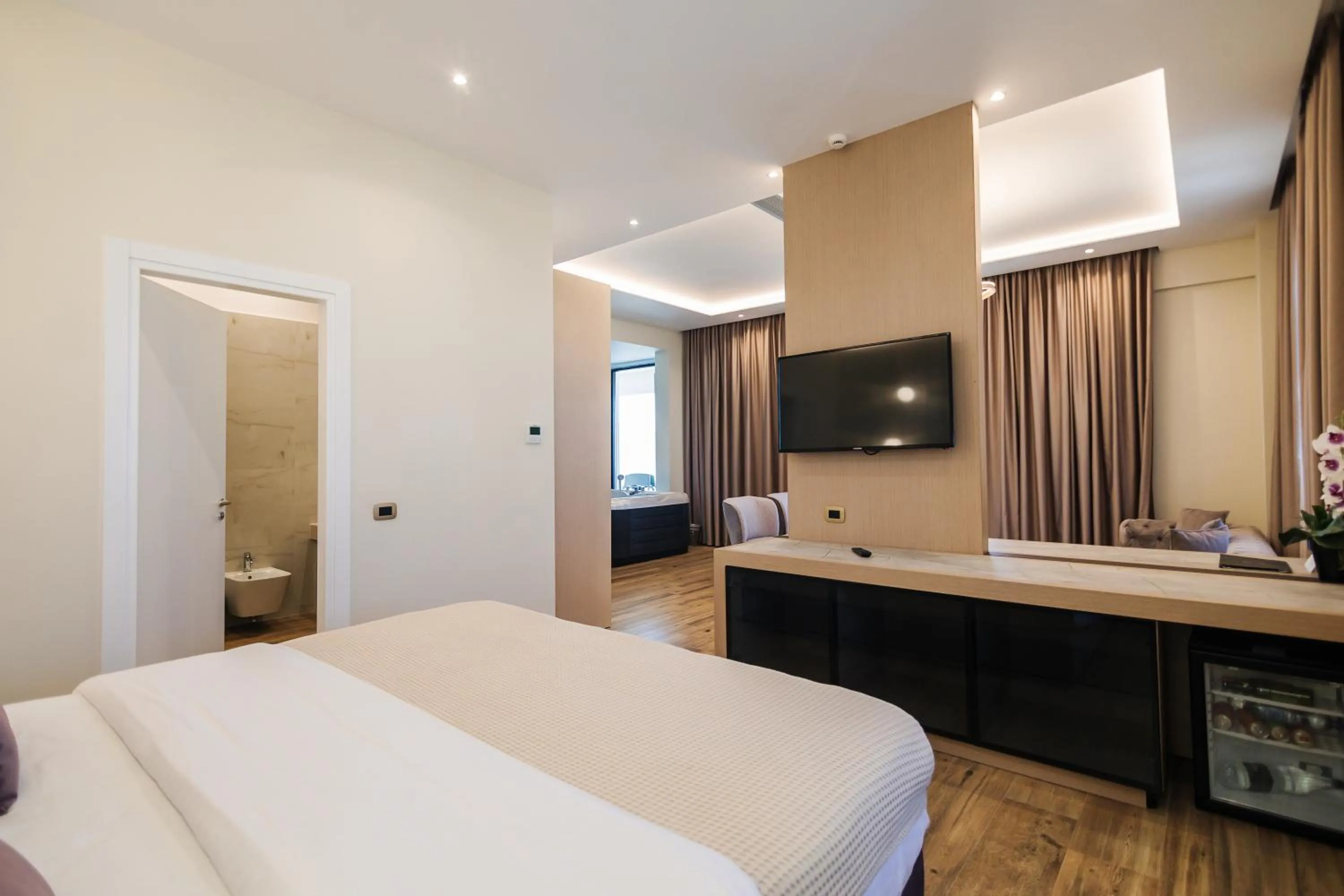 Bed in Gloria Palace Hotel & SPA