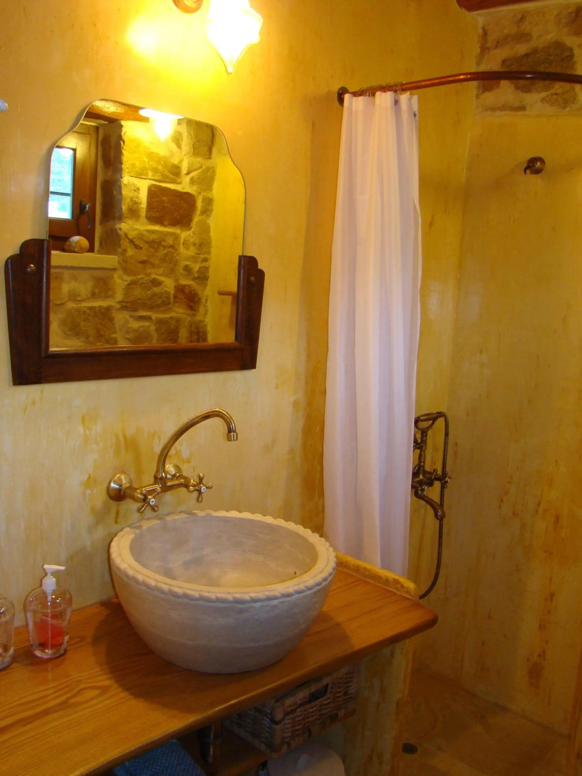 Bathroom in Lithos Traditional Guest Houses