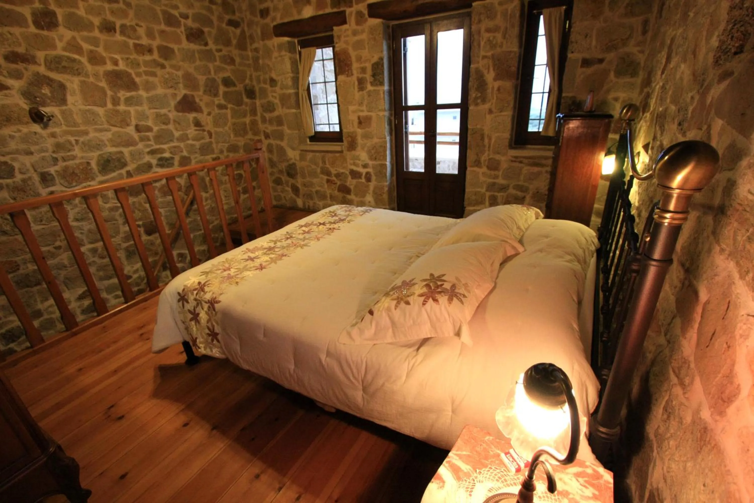 Bedroom, Bed in Lithos Traditional Guest Houses