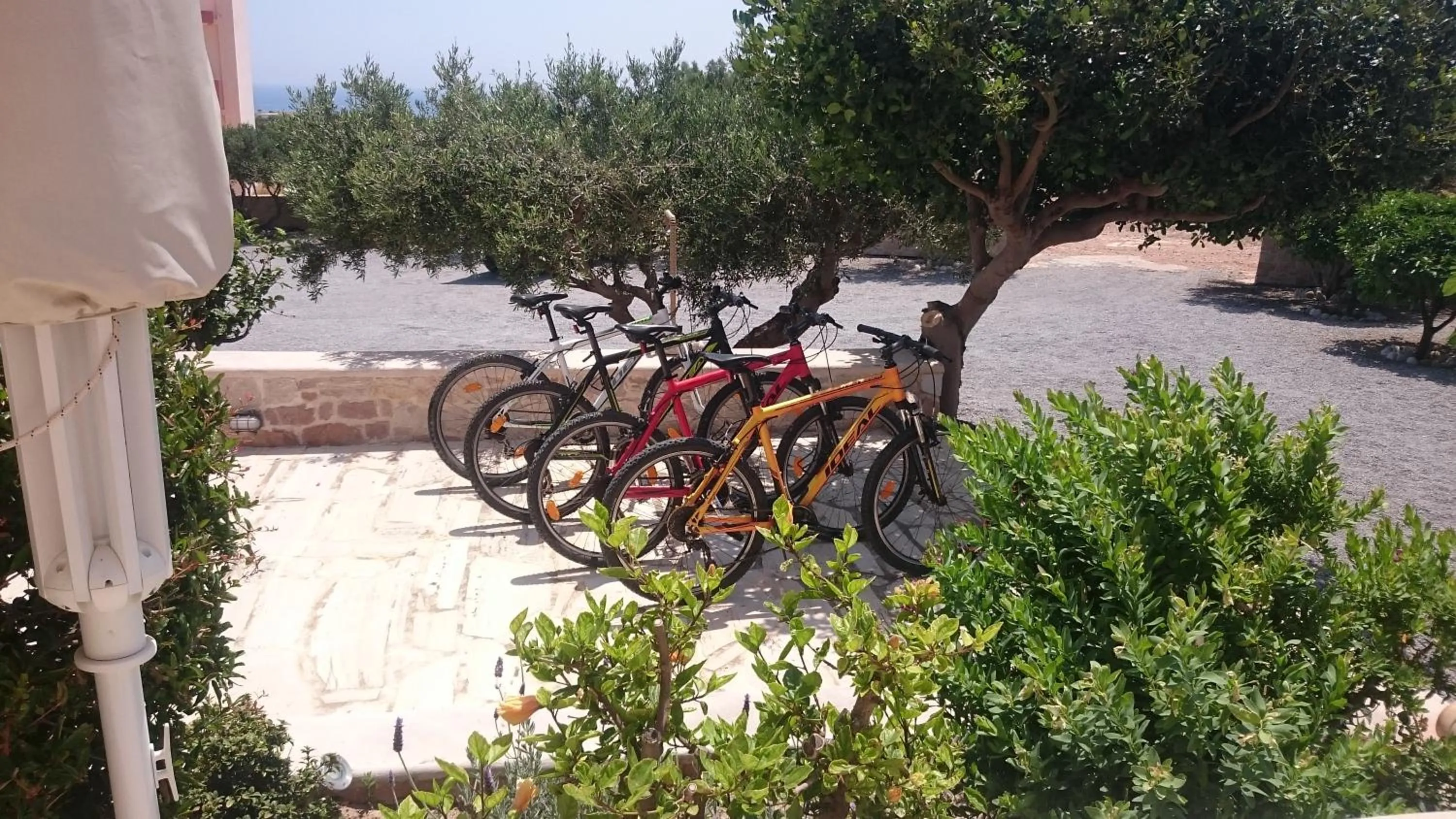 Cycling in Lithos Traditional Guest Houses