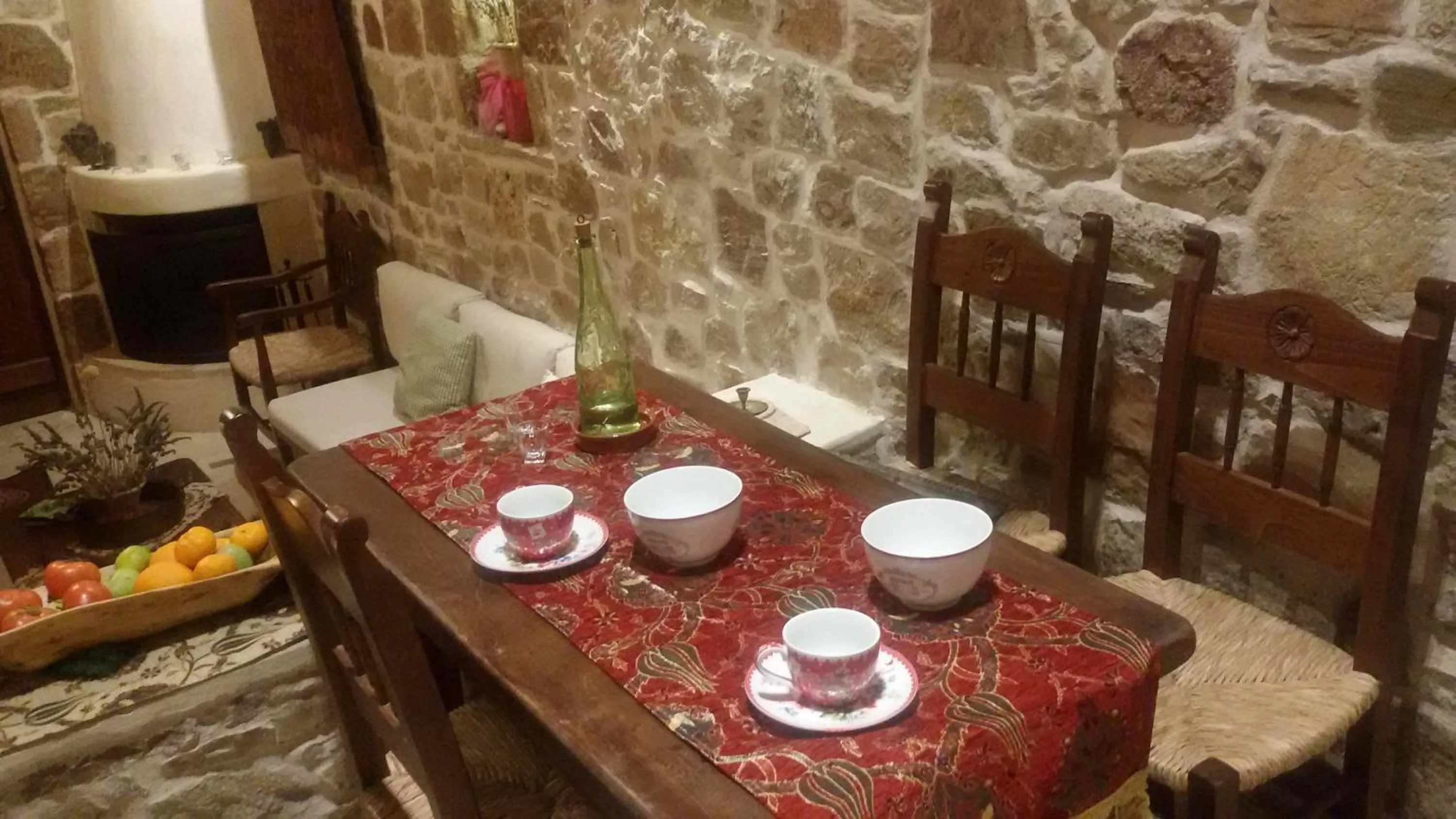 Dining area in Lithos Traditional Guest Houses