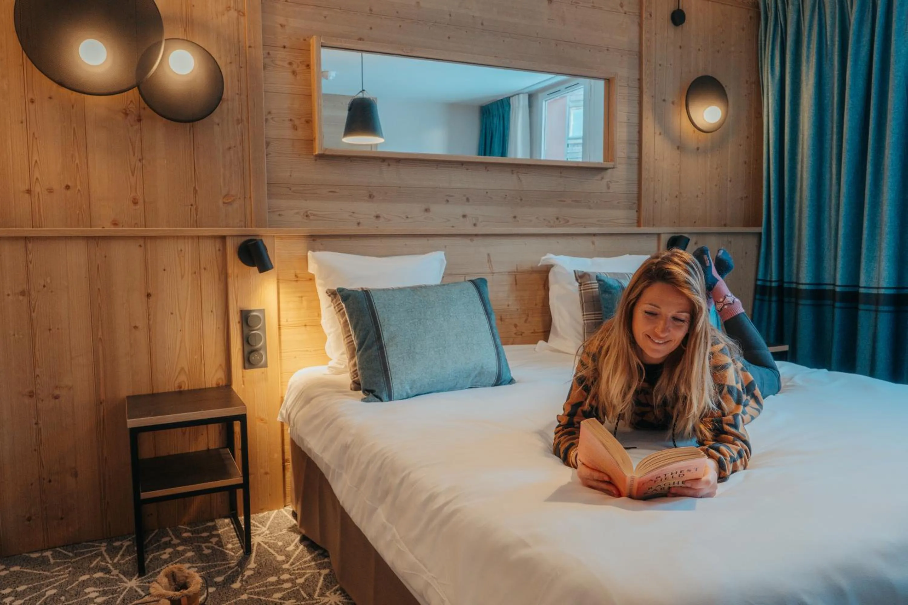 Bed in Hôtel L'Eden des Cimes - Vacances Bleues - Belle Plagne 2100