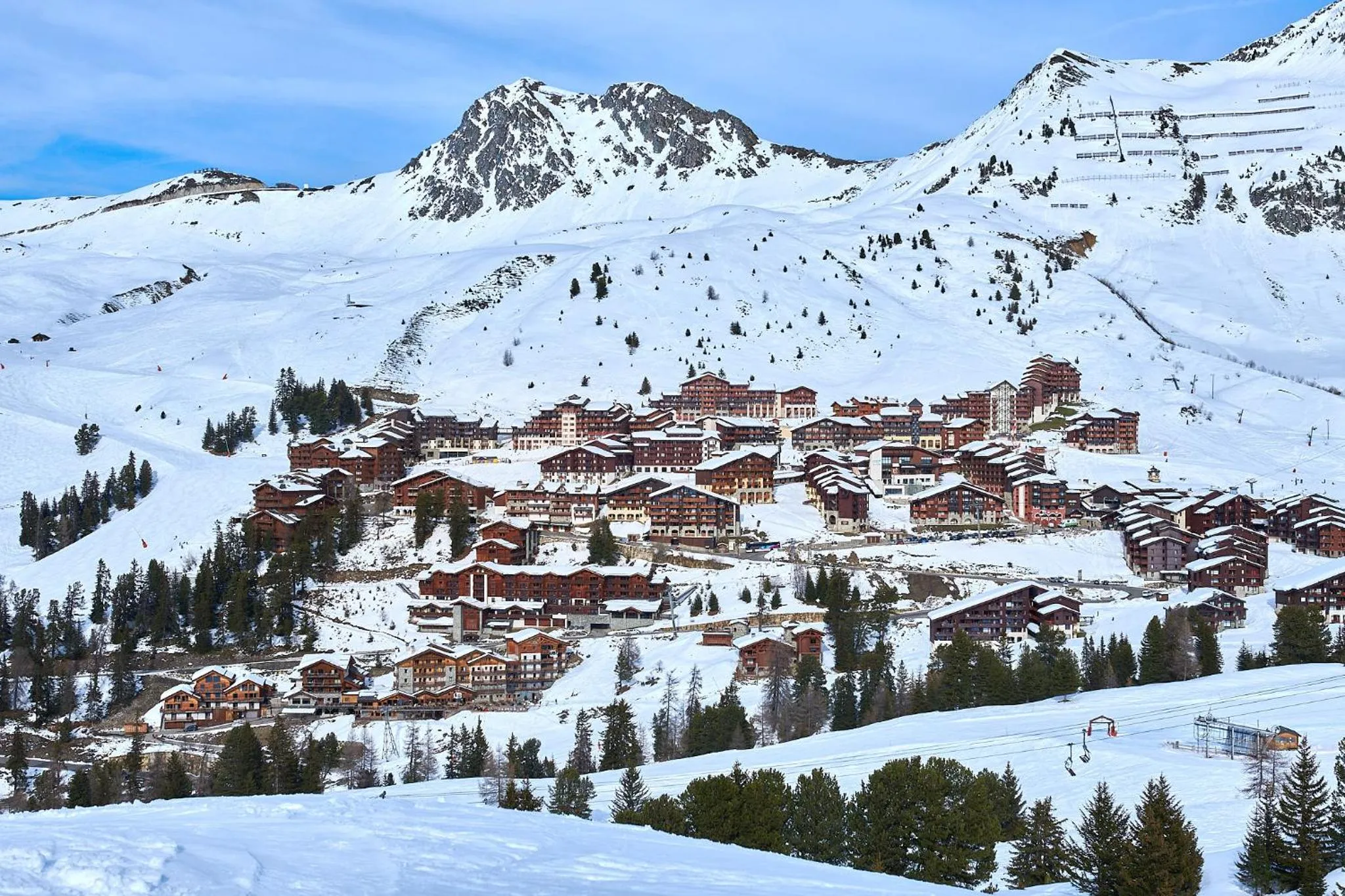 Mountain view in Hôtel L'Eden des Cimes - Vacances Bleues - Belle Plagne 2100