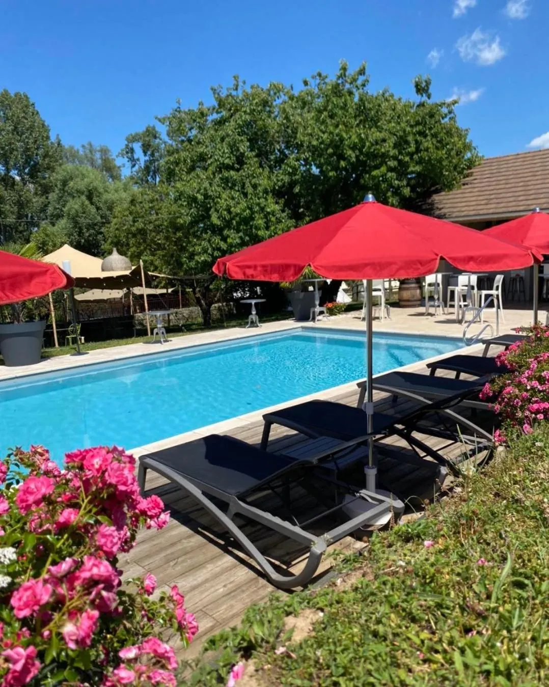 Pool view in Les Villas du Domaine de Suzel