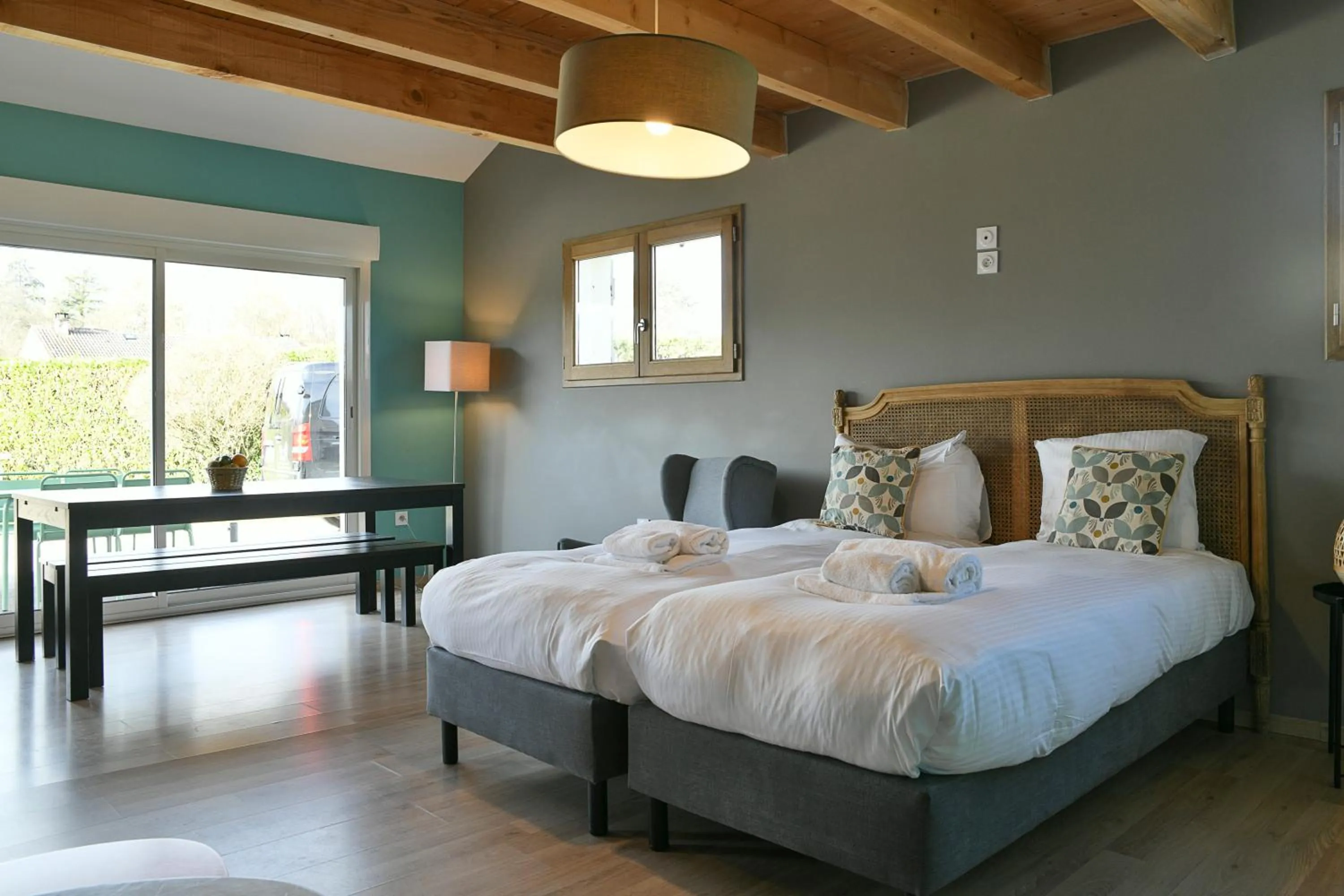 Bed in Les Villas du Domaine de Suzel