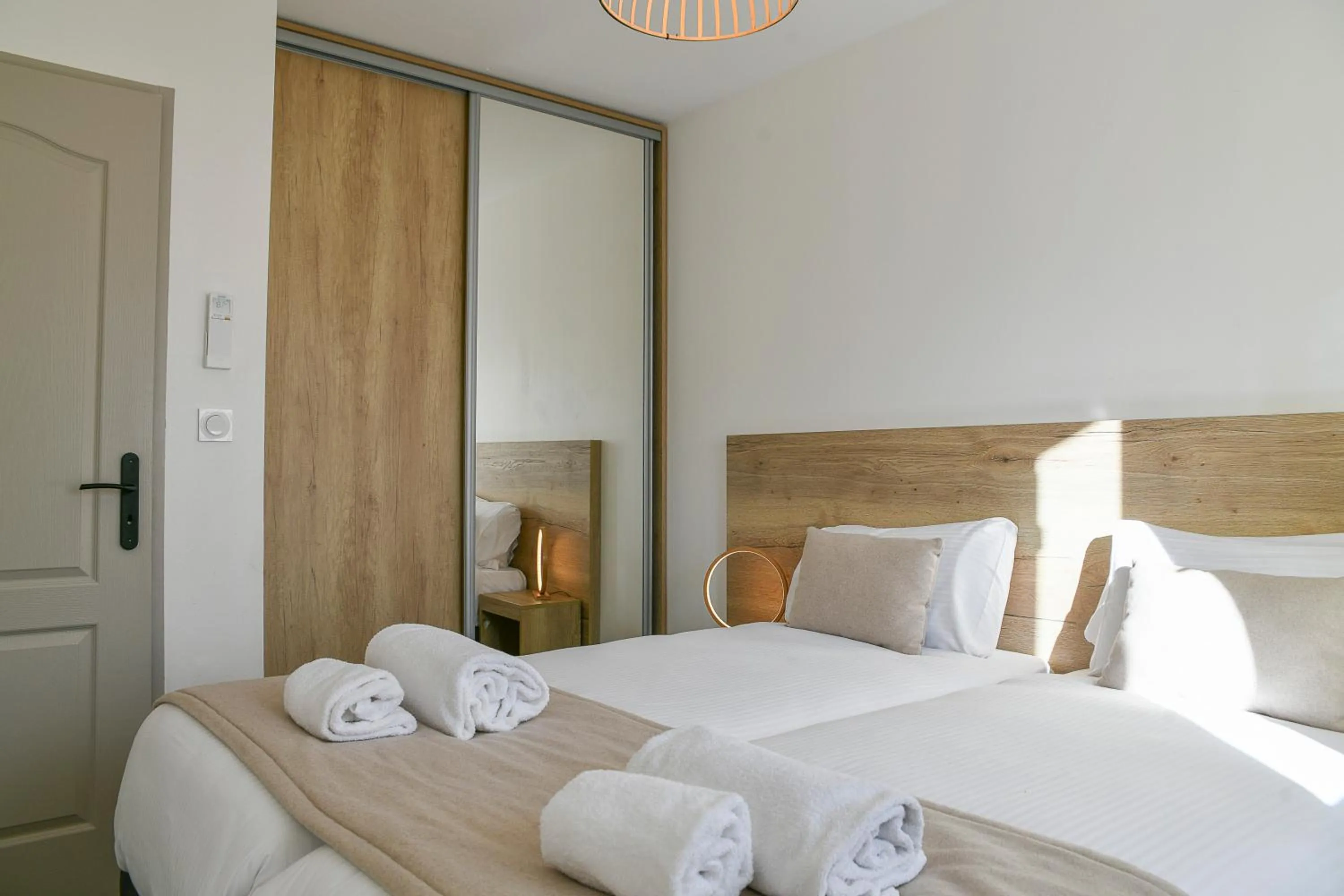 Bed in Les Villas du Domaine de Suzel