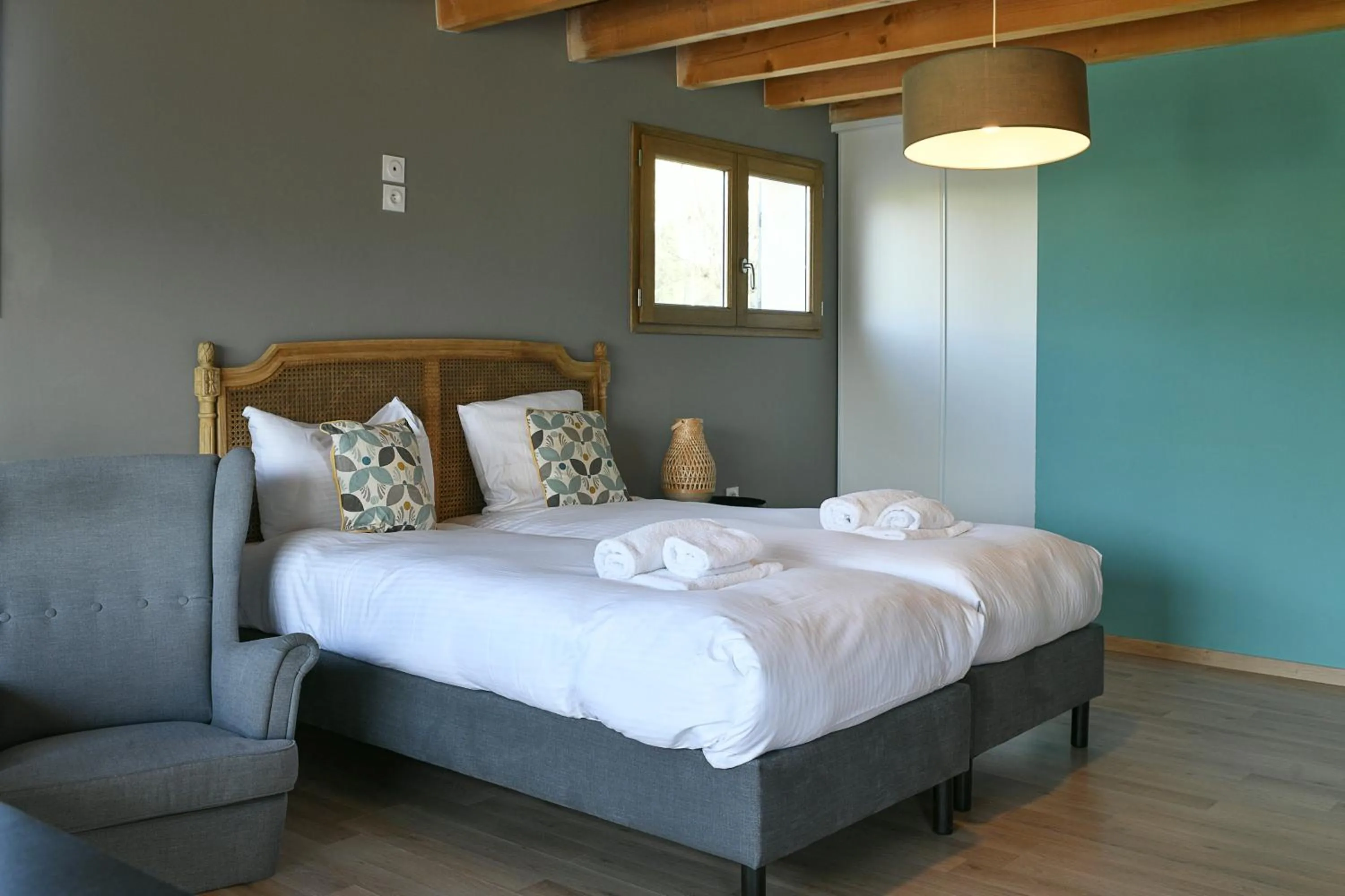 Bed in Les Villas du Domaine de Suzel