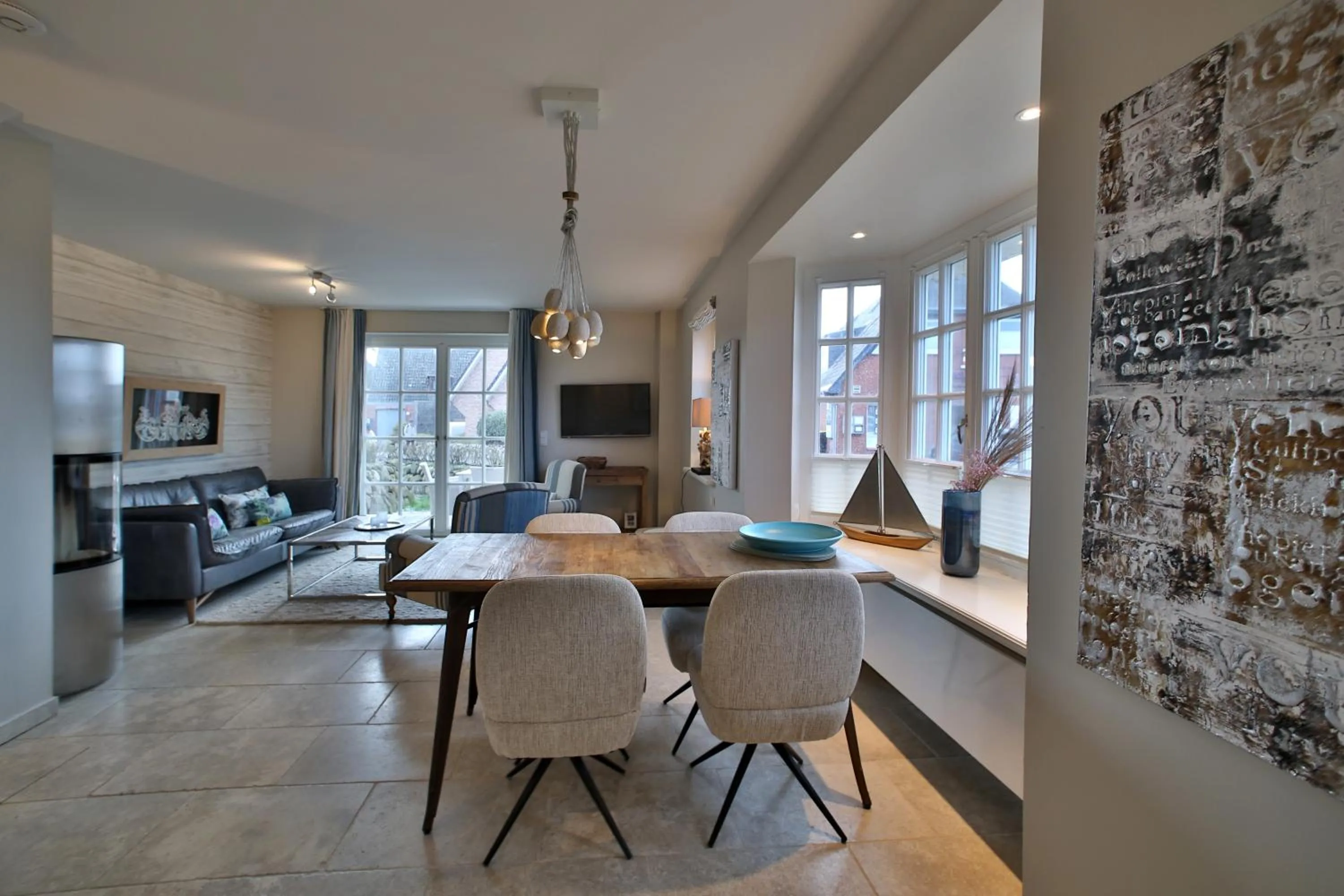 Living room in Apartmenthaus Budersandstraße 53