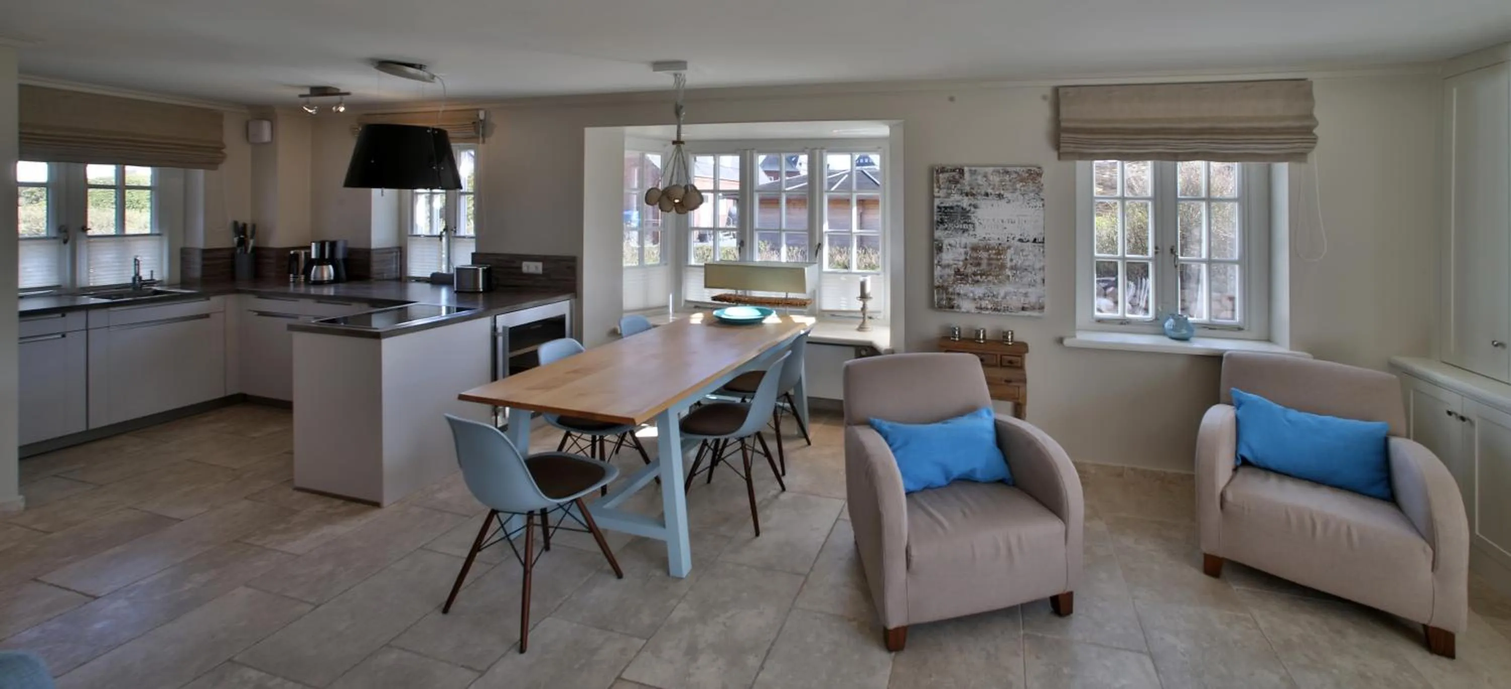 Kitchen or kitchenette in Apartmenthaus Budersandstraße 53