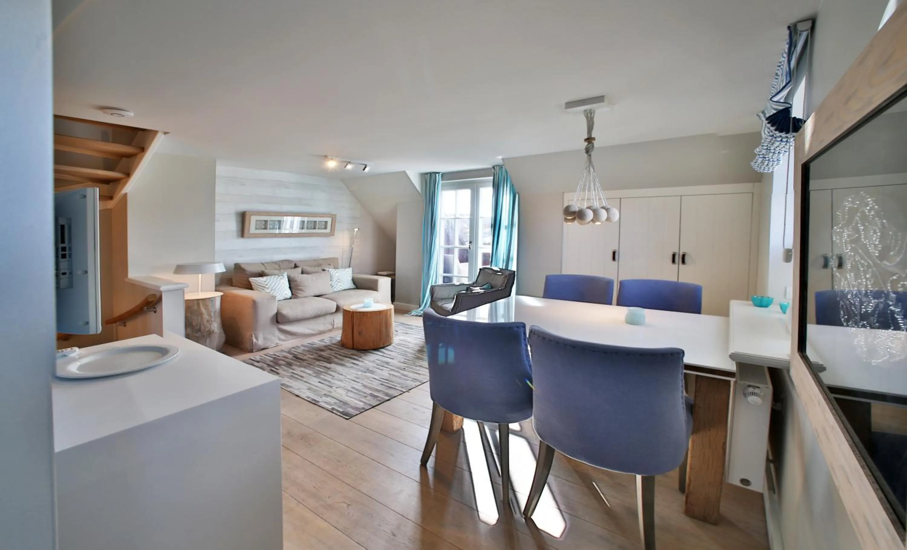 Living room in Apartmenthaus Budersandstraße 53