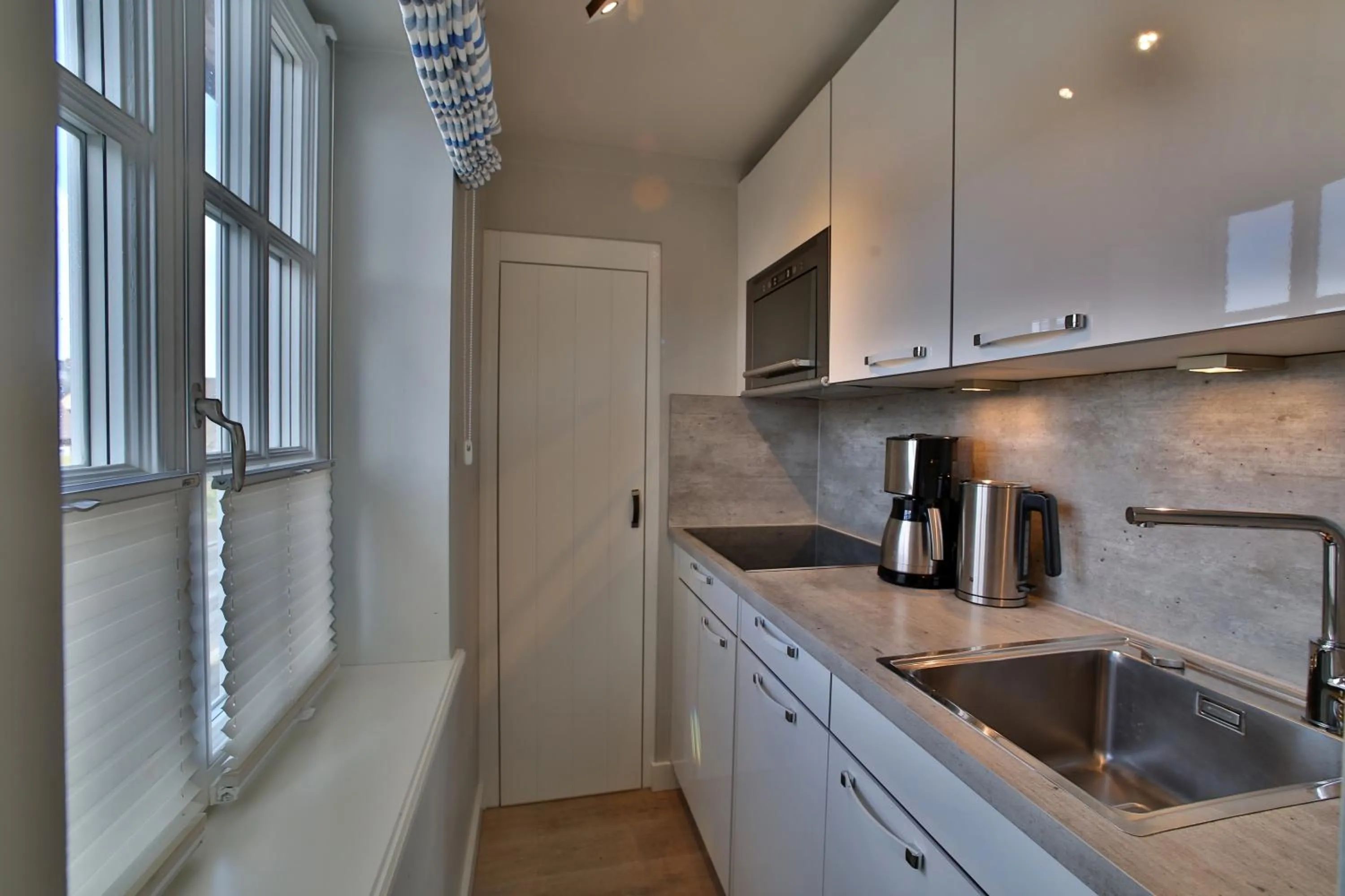 Kitchen or kitchenette in Apartmenthaus Budersandstraße 53