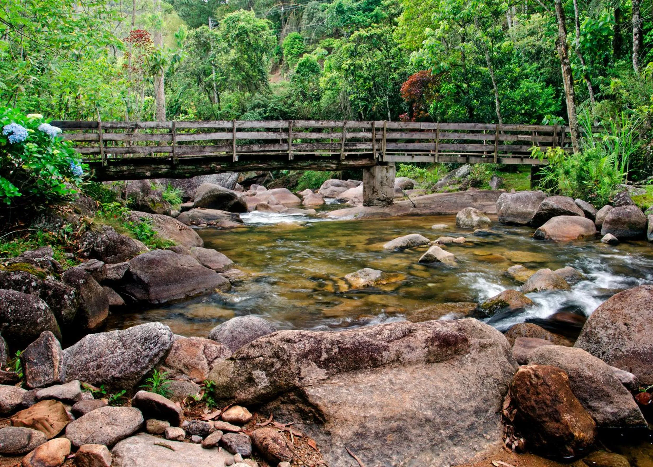 Aqua park in Pousada da Gruta
