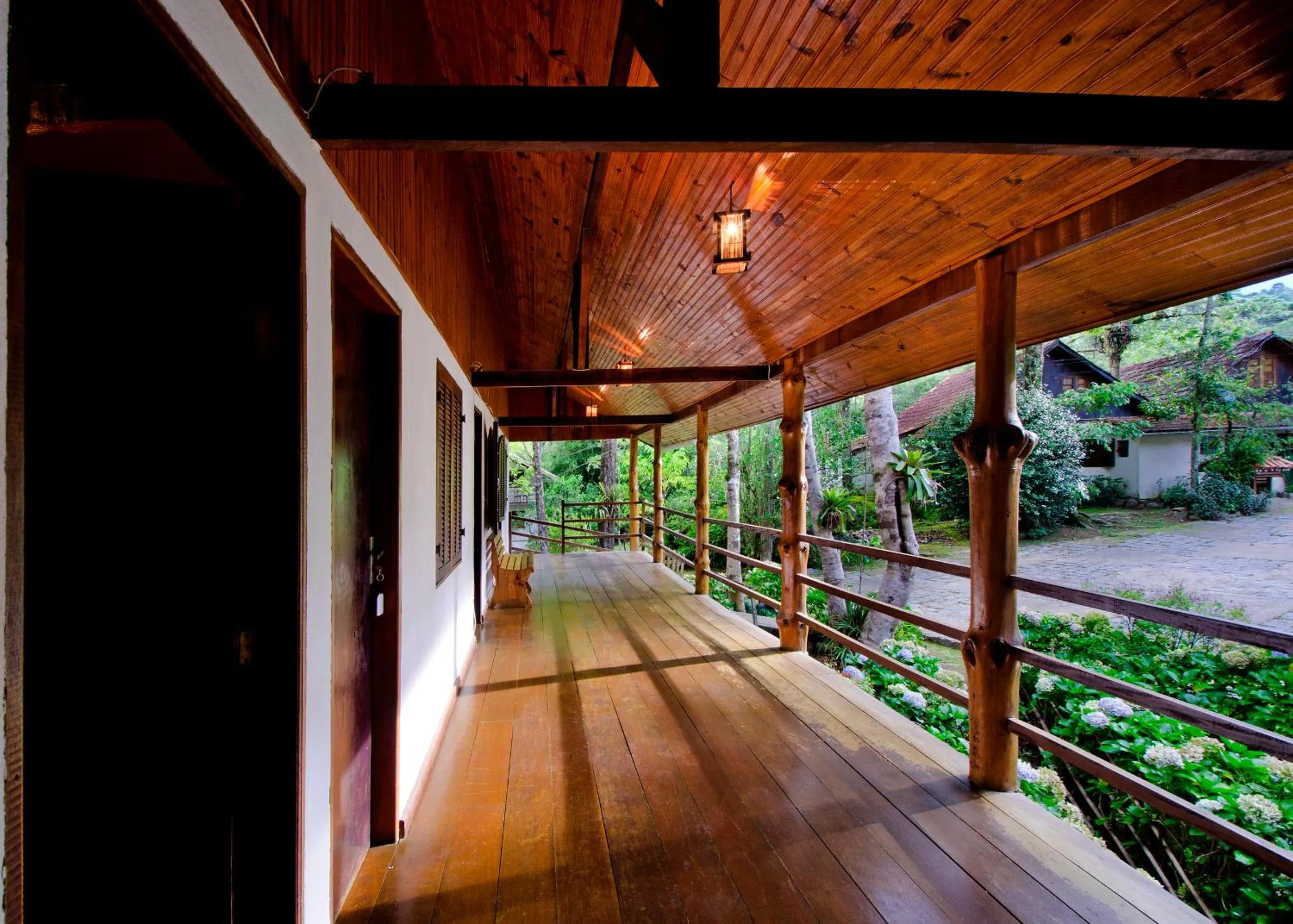 Balcony/Terrace in Pousada da Gruta