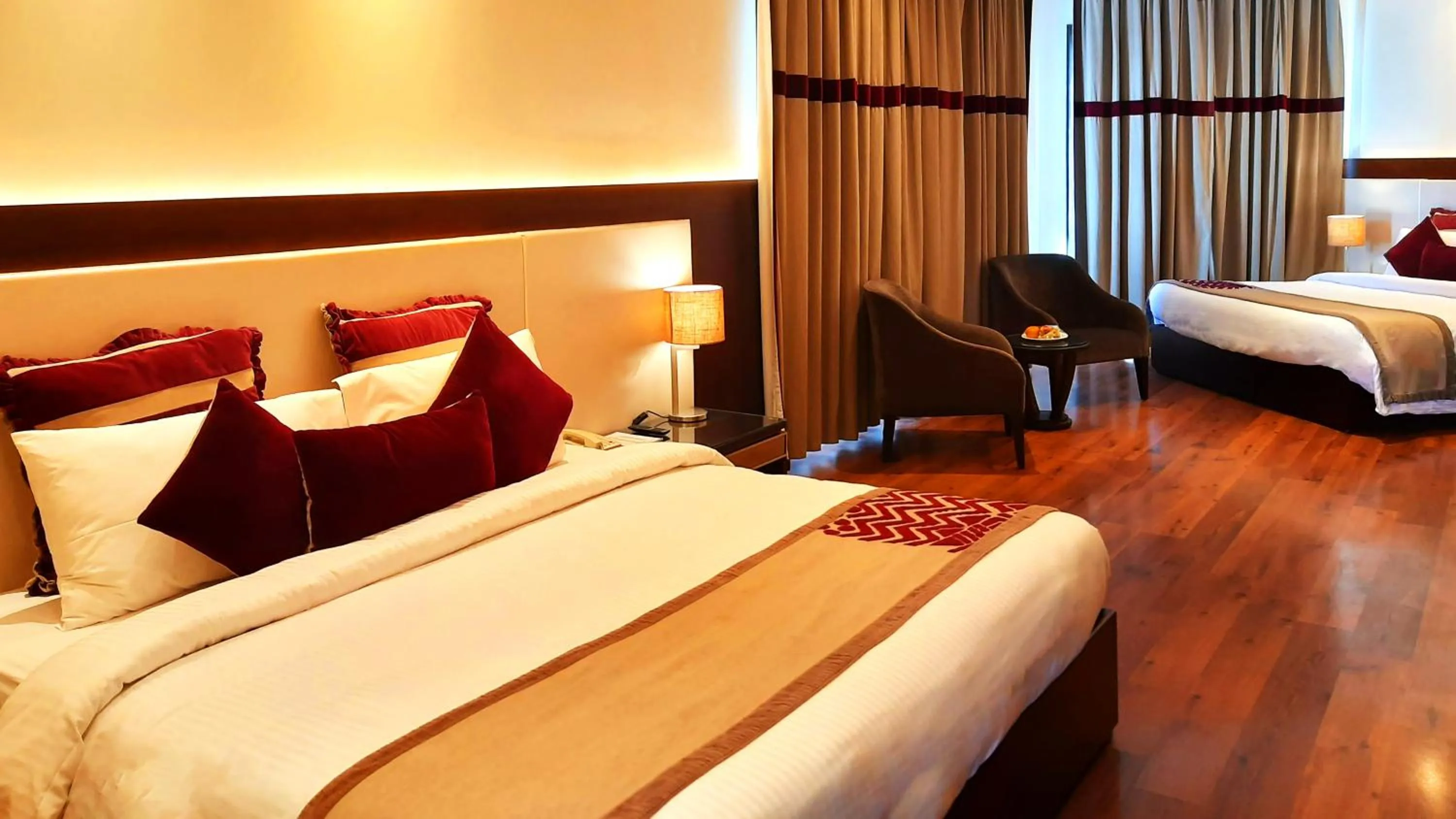 Photo of the whole room, Bed in Marigold Sarovar Portico Shimla