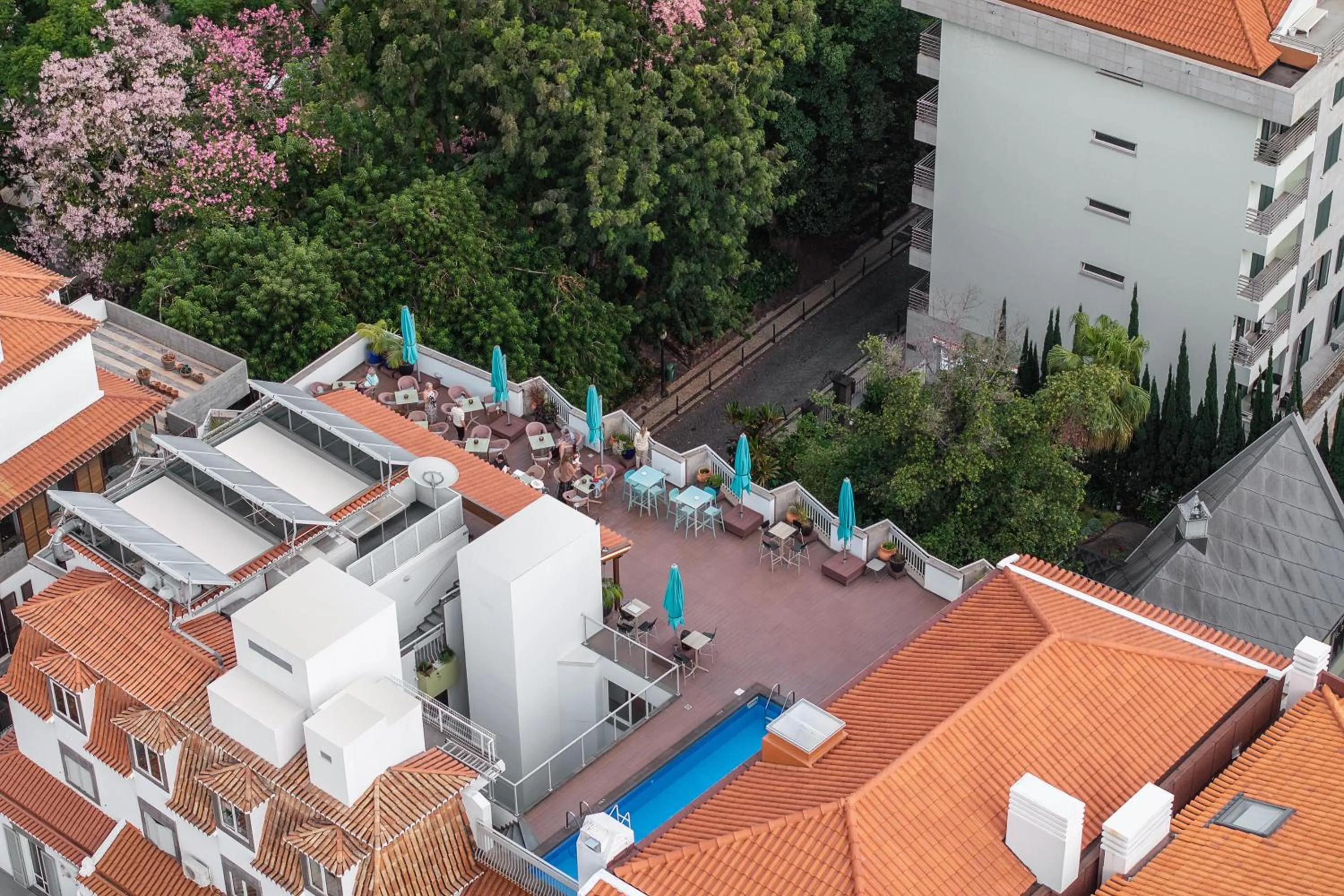 Bird's eye view in Hotel Madeira