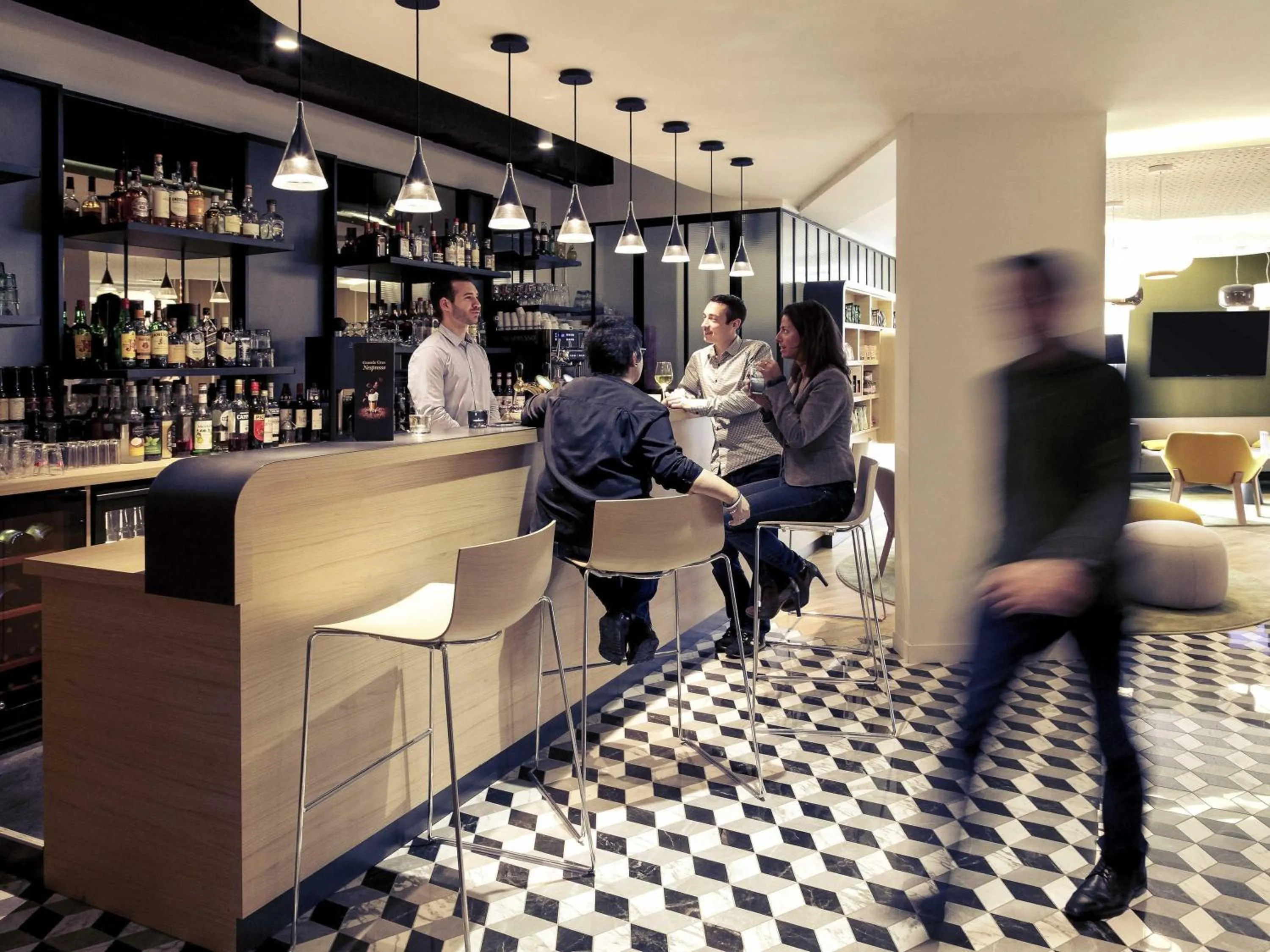 Lounge or bar in Mercure Nantes Centre Gare