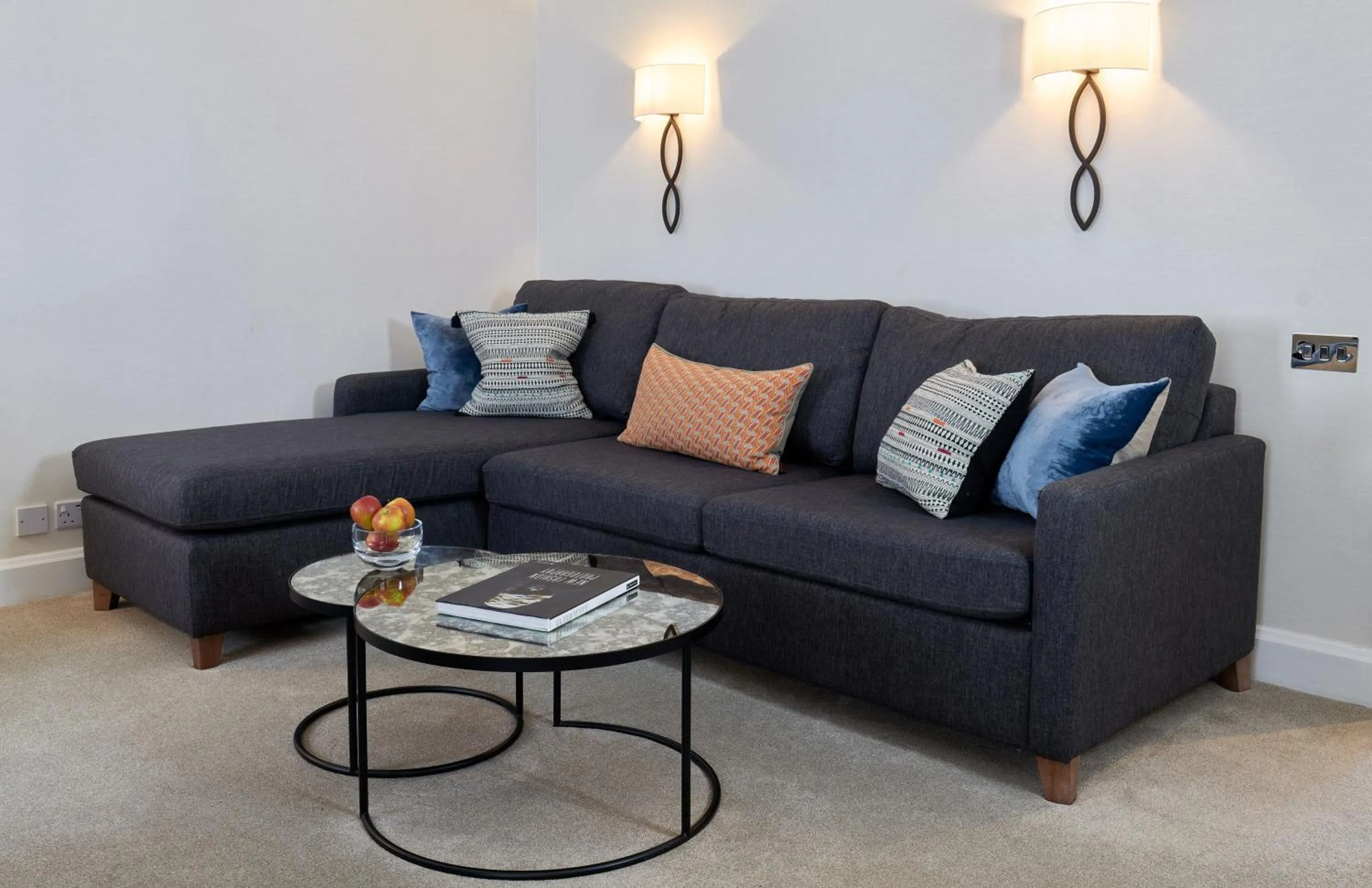 Seating area in Cheval Knightsbridge