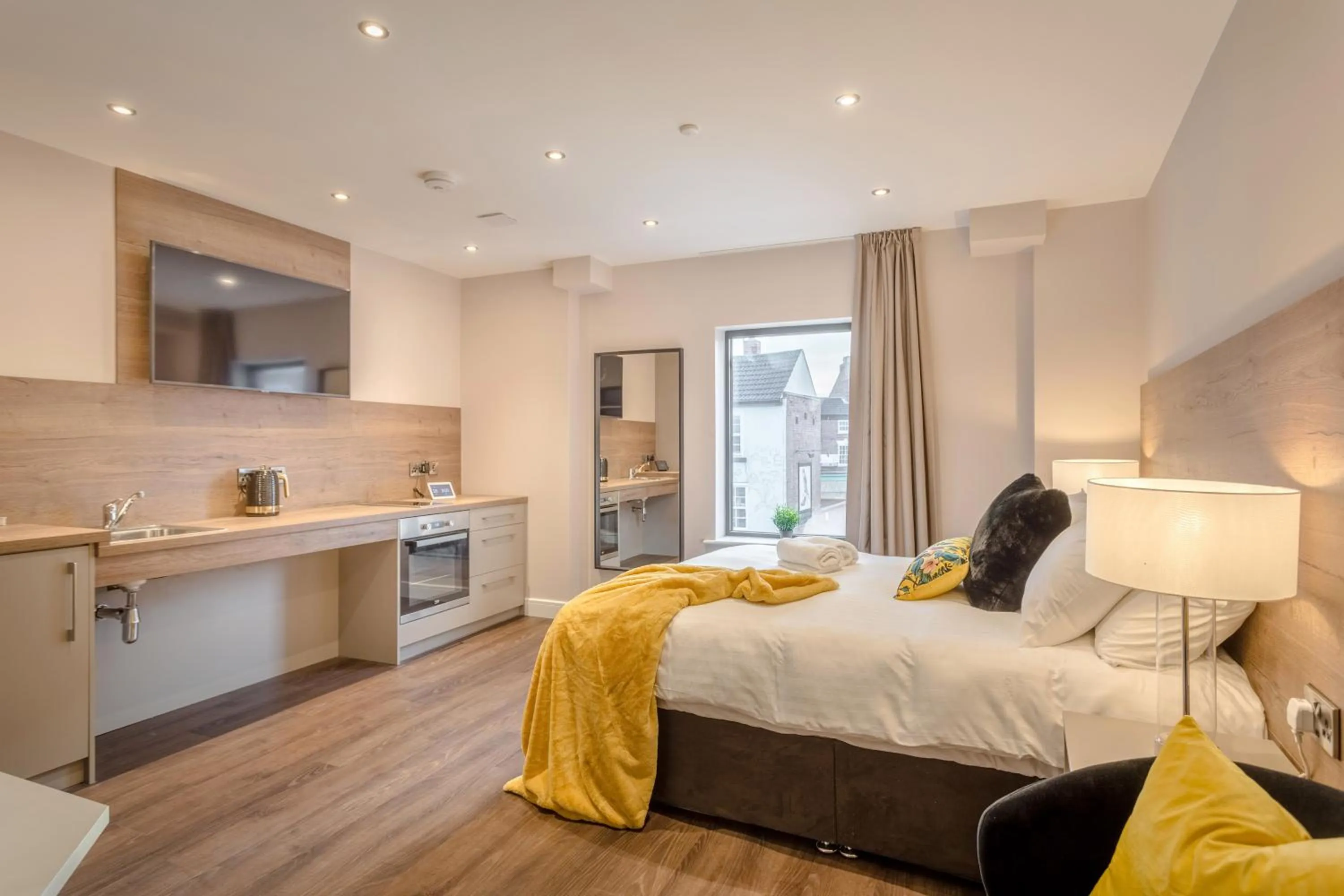 Bed in Dwell City Living