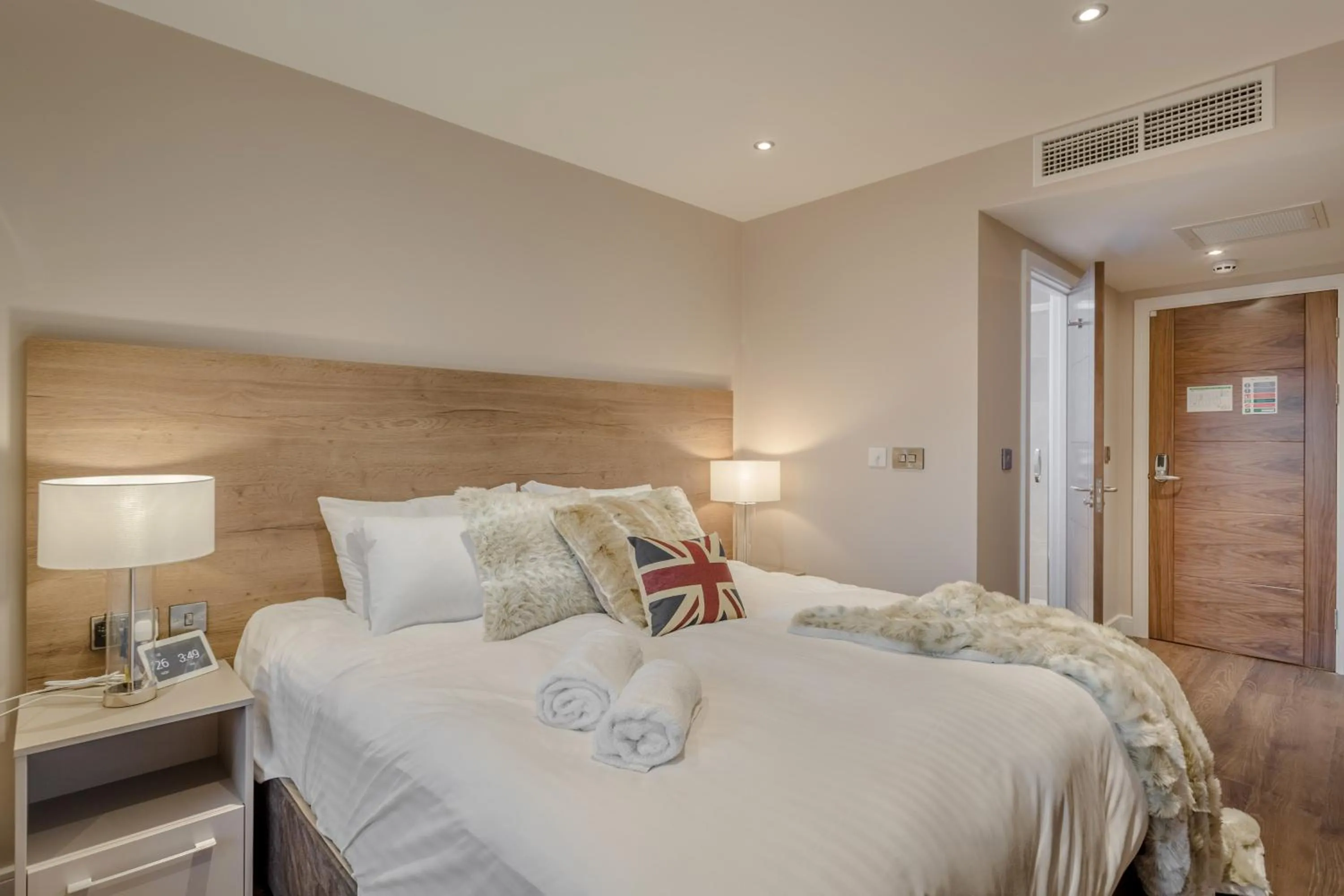 Bed in Dwell City Living