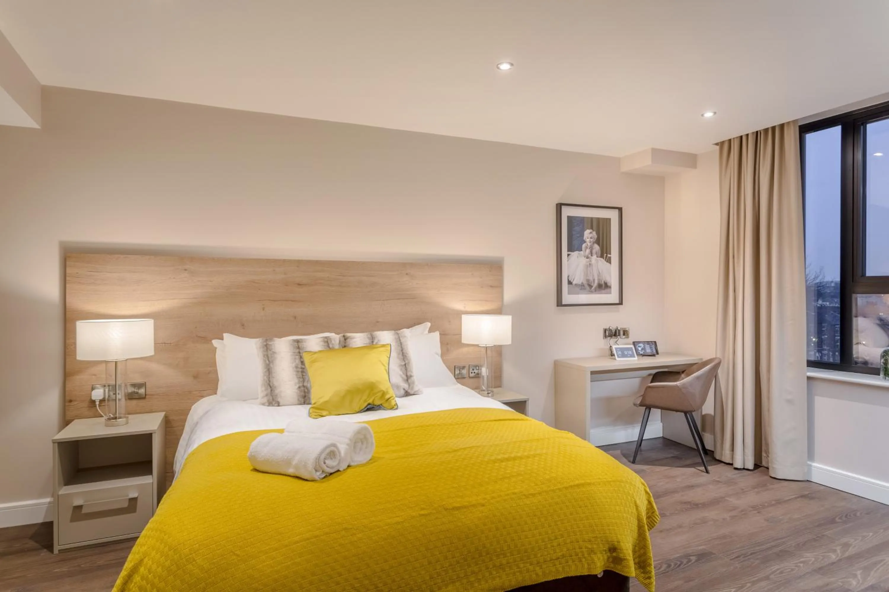 Bed in Dwell City Living