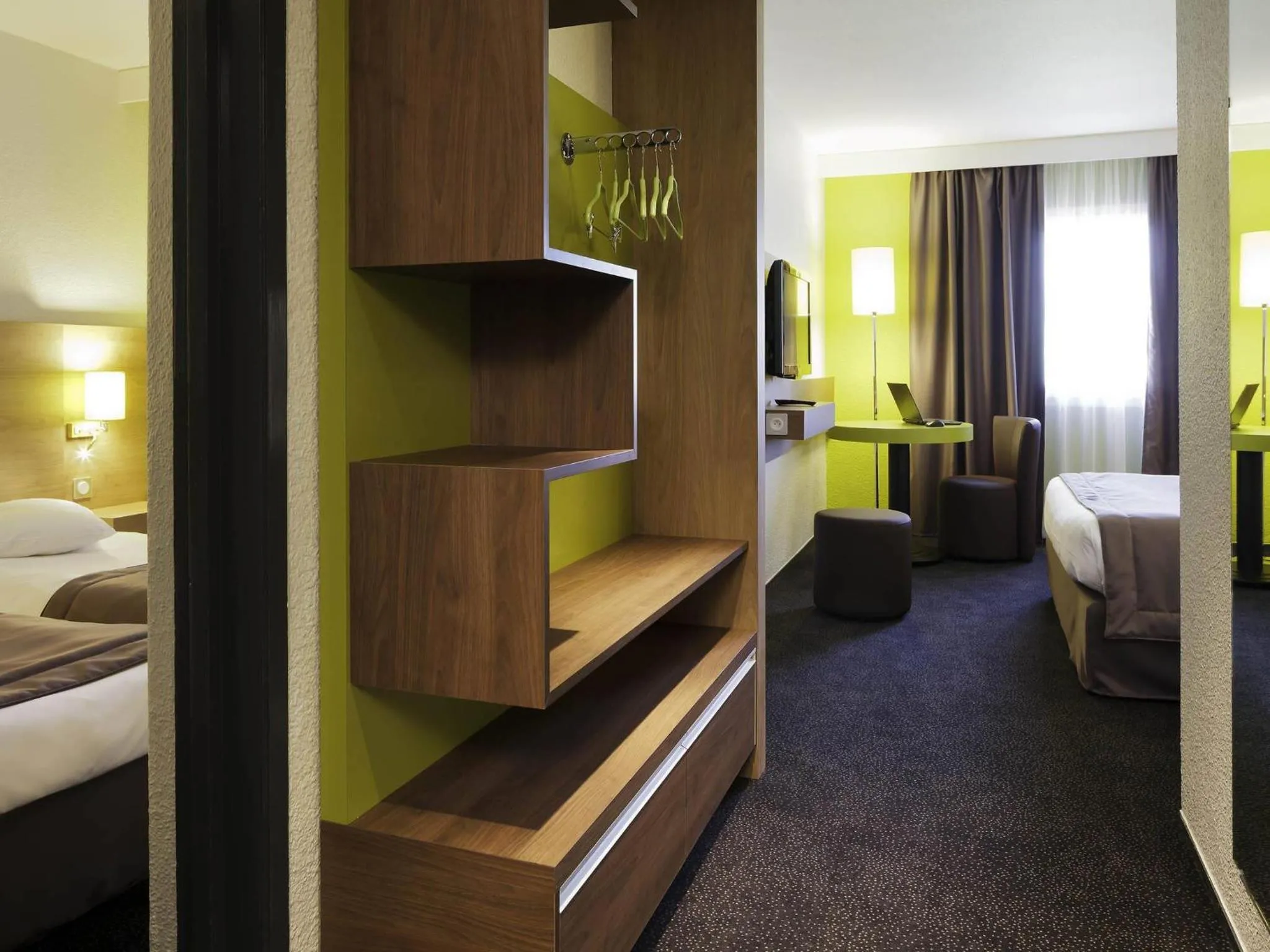 Bedroom, Bed in ibis Styles Chalon sur Saône