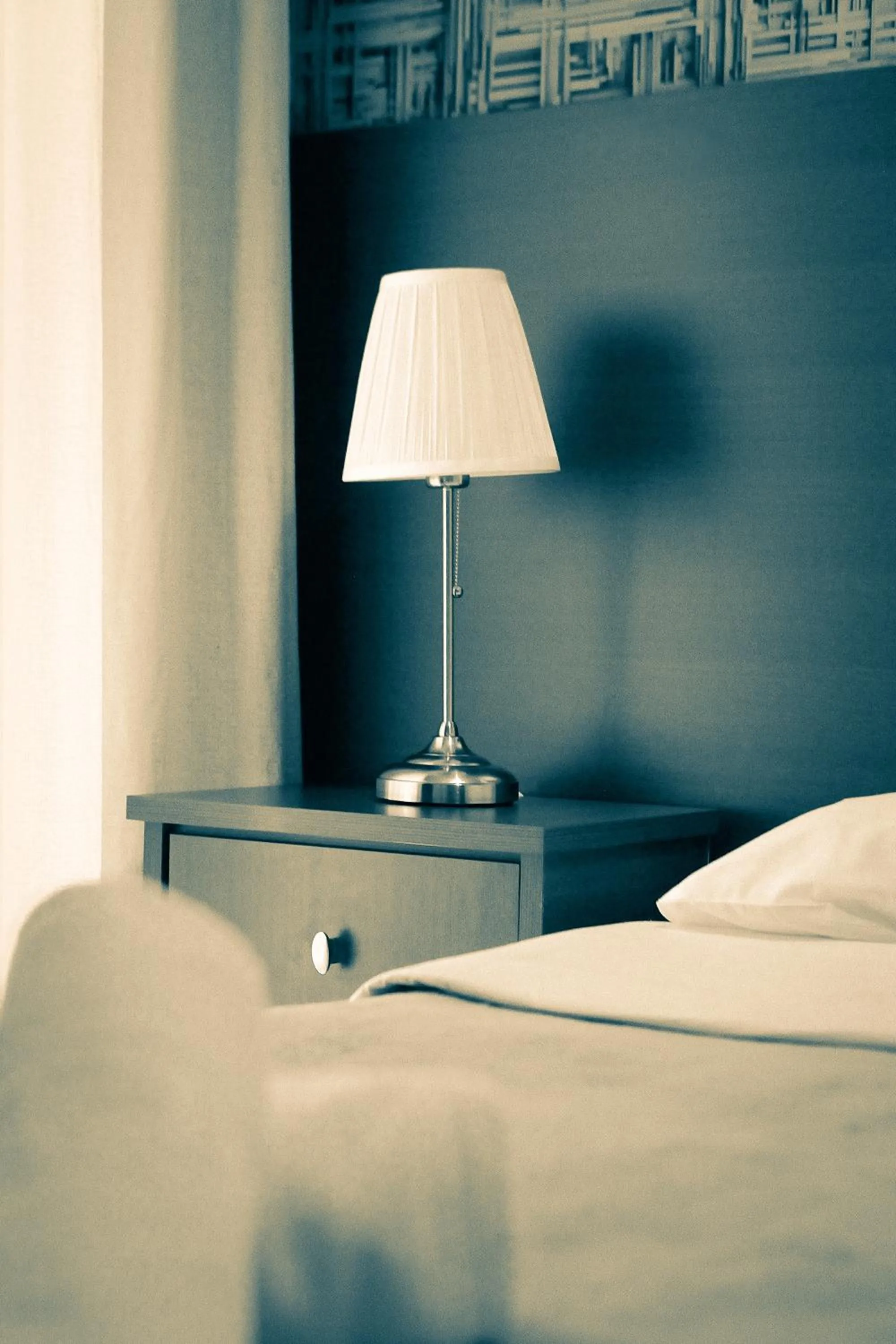 Decorative detail, Bed in Hotel Epavli