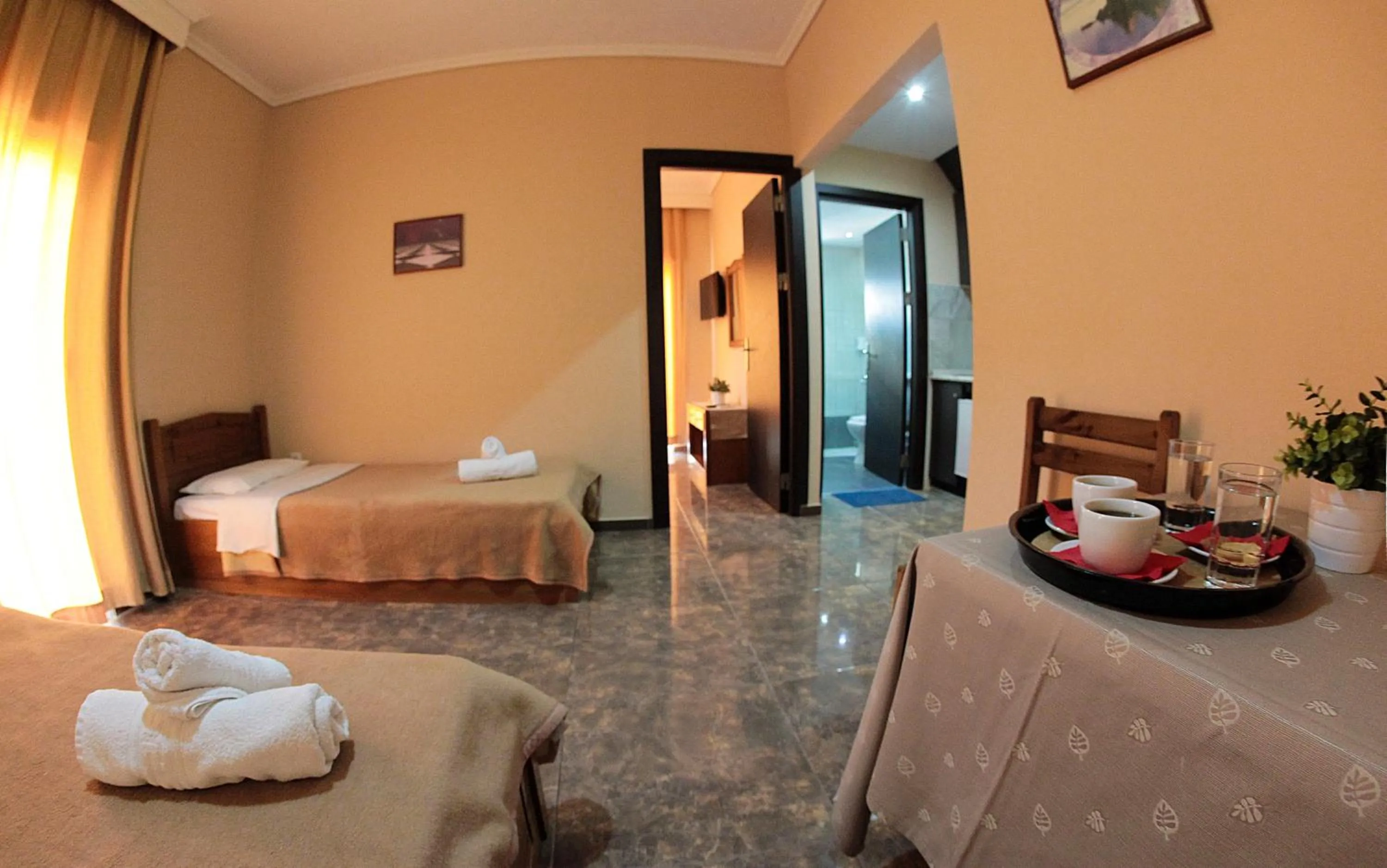 Bedroom, Bed in Hotel Epavli