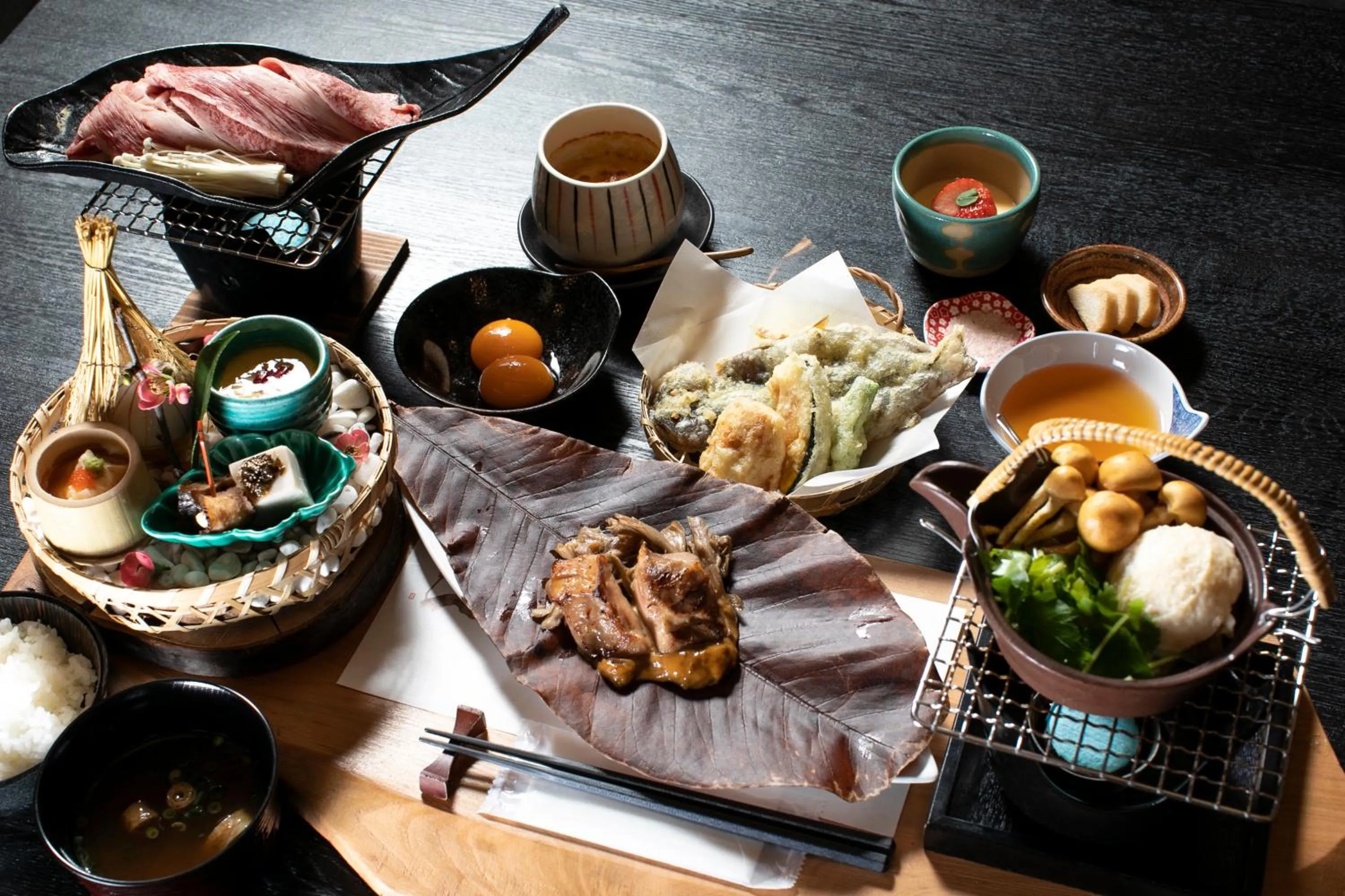 Food close-up in Hacho no Yu