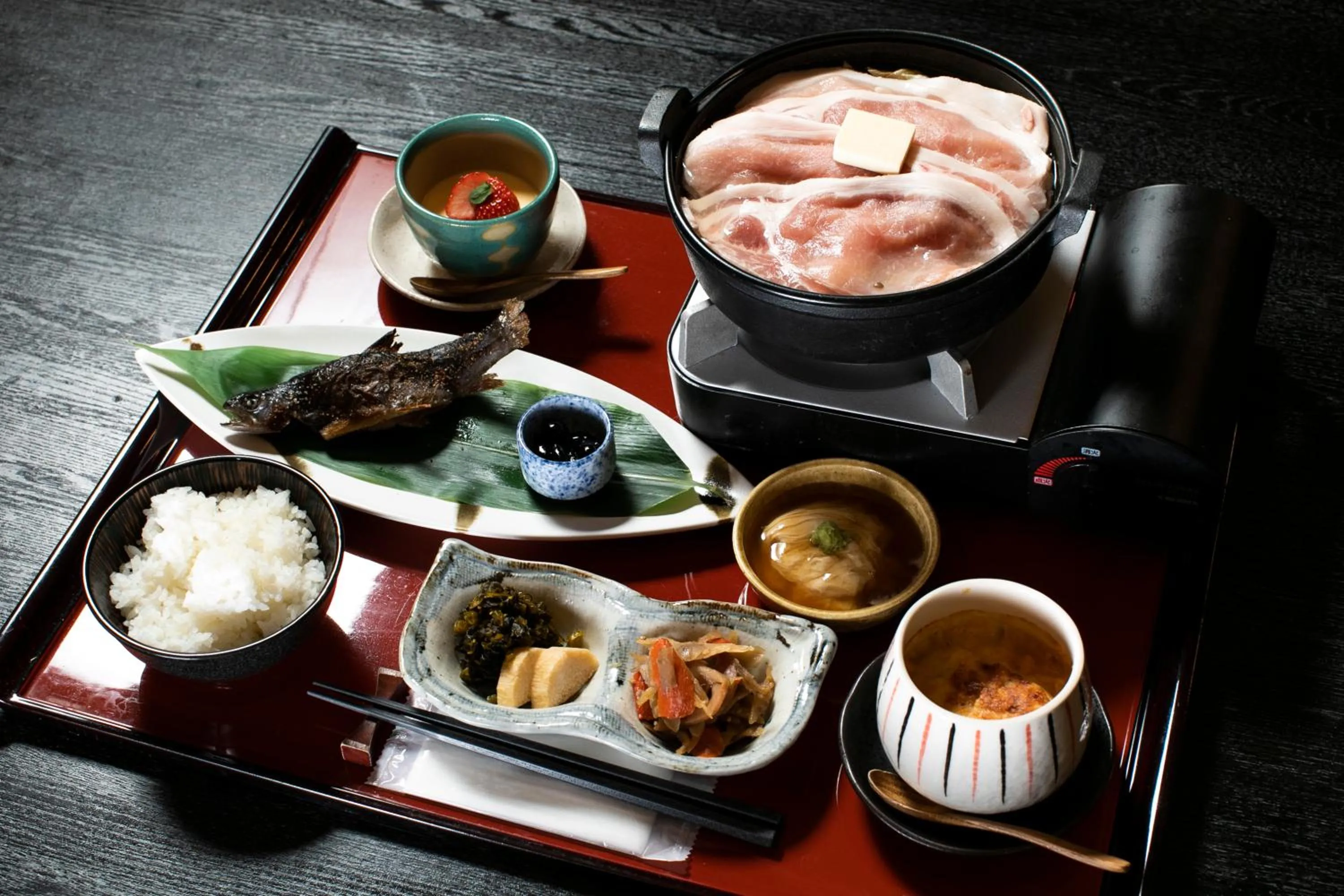 Food close-up in Hacho no Yu