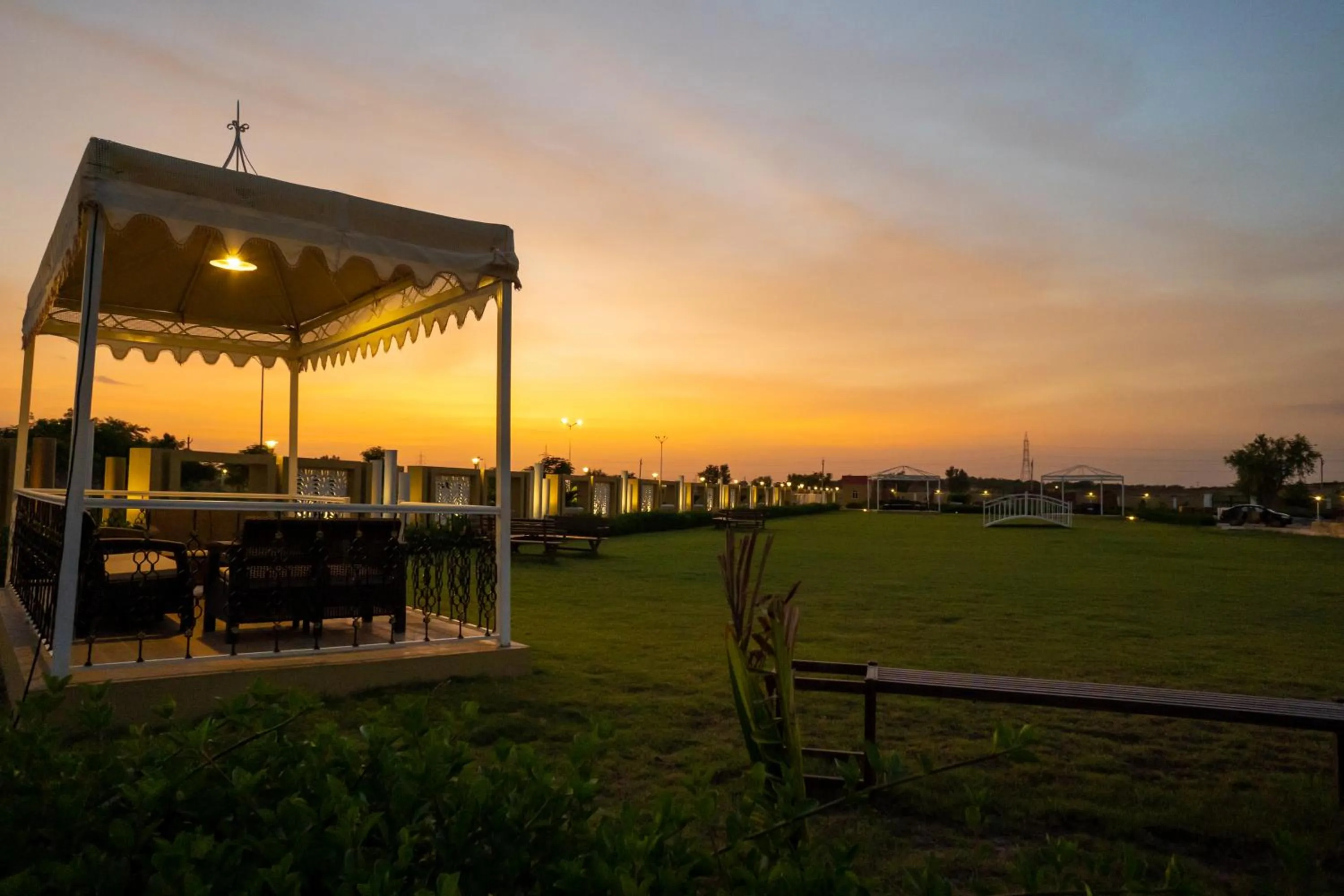 Sunset in Riddhi Siddhi Resorts